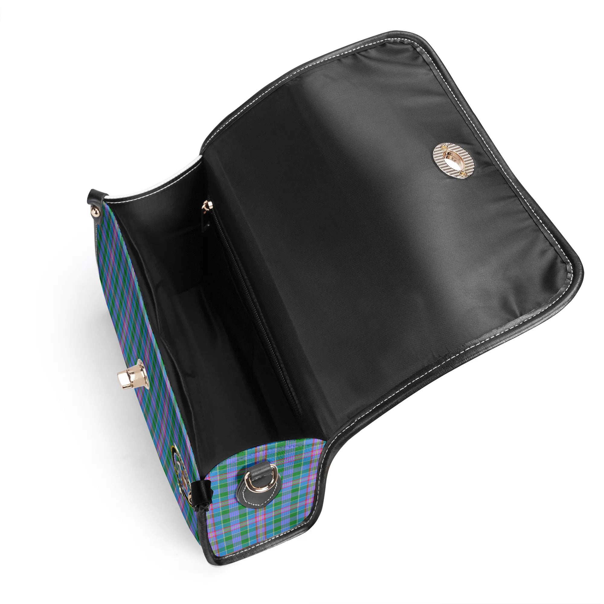 Ralston Tartan Crest Satchel Bag