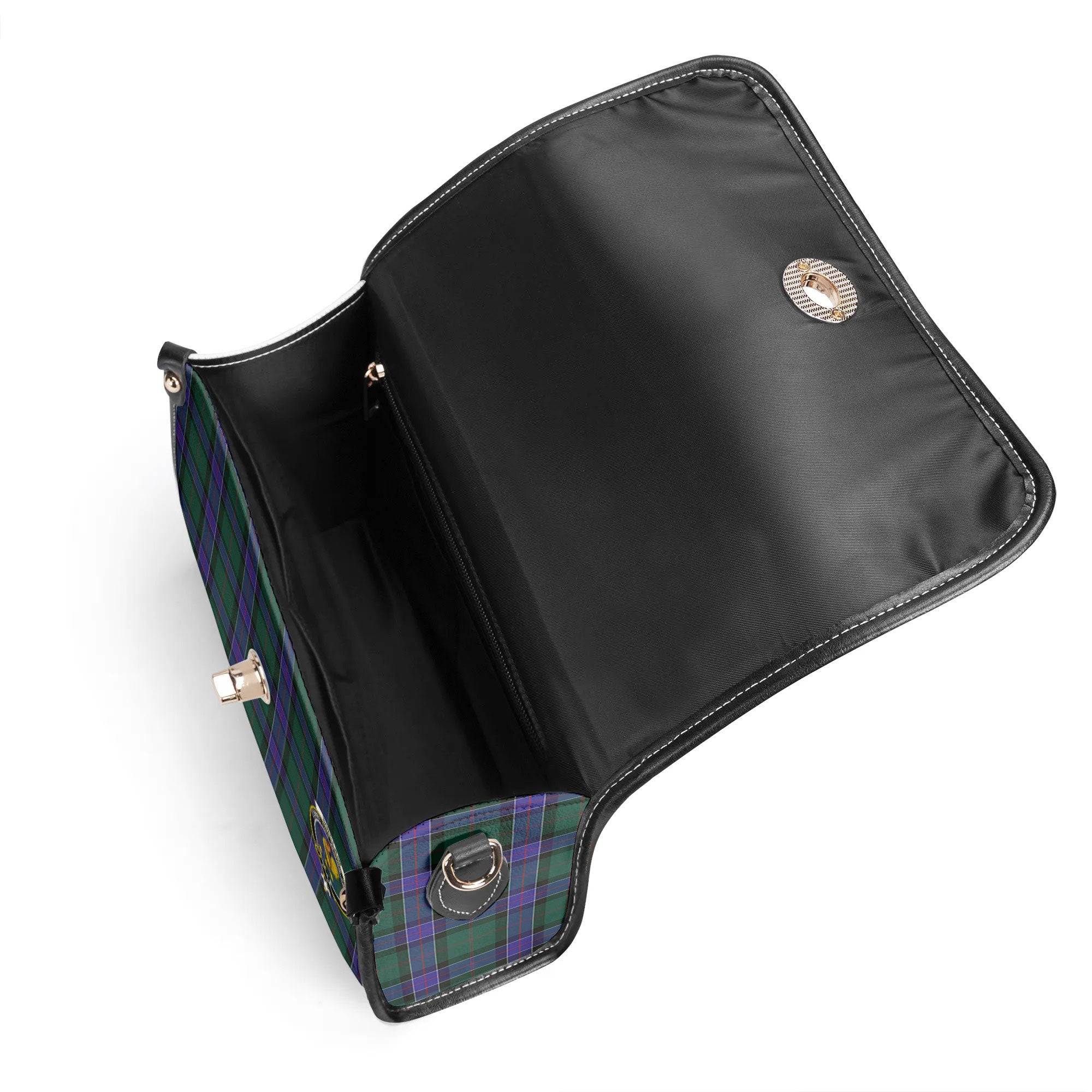 Sinclair Hunting Modern Tartan Crest Satchel Bag