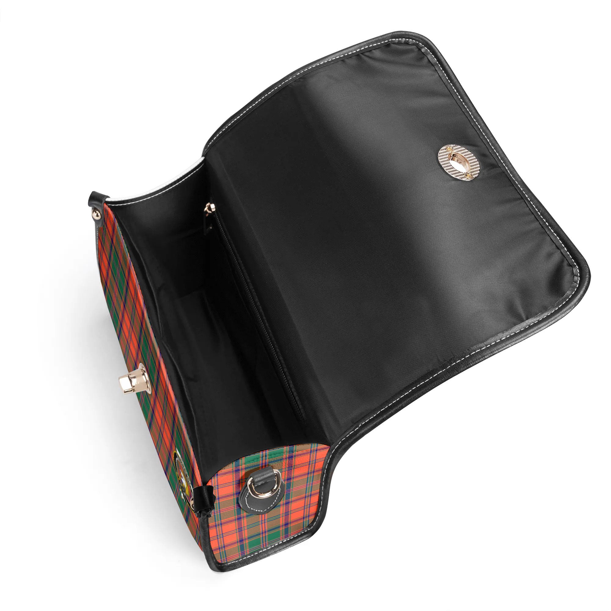 Stewart of Appin Ancient Tartan Crest Satchel Bag
