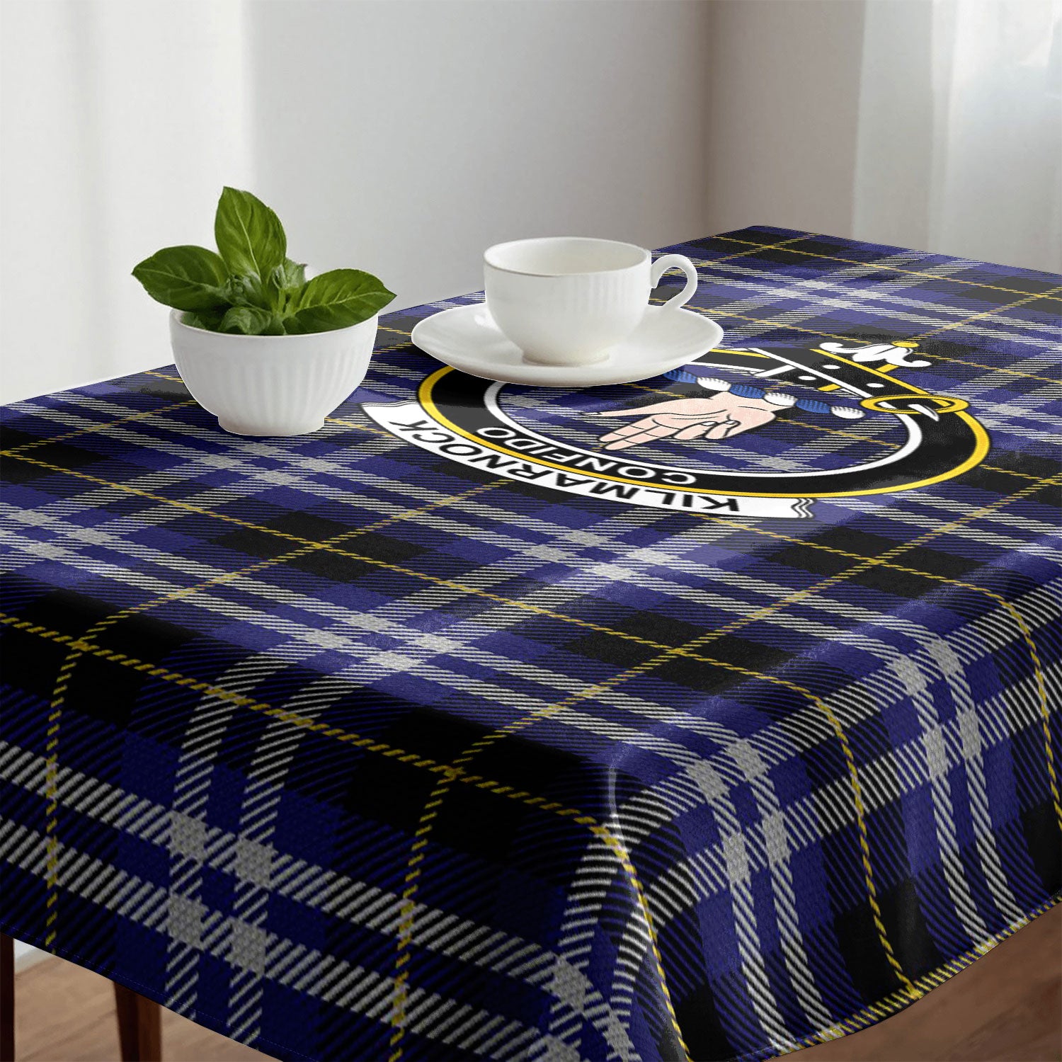 Kilmarnock Tartan Crest Tablecloth
