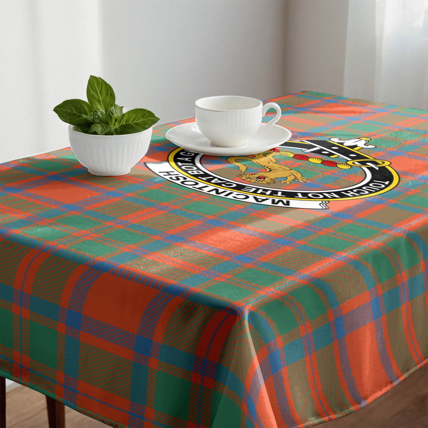 MacIntosh Ancient Tartan Crest Tablecloth