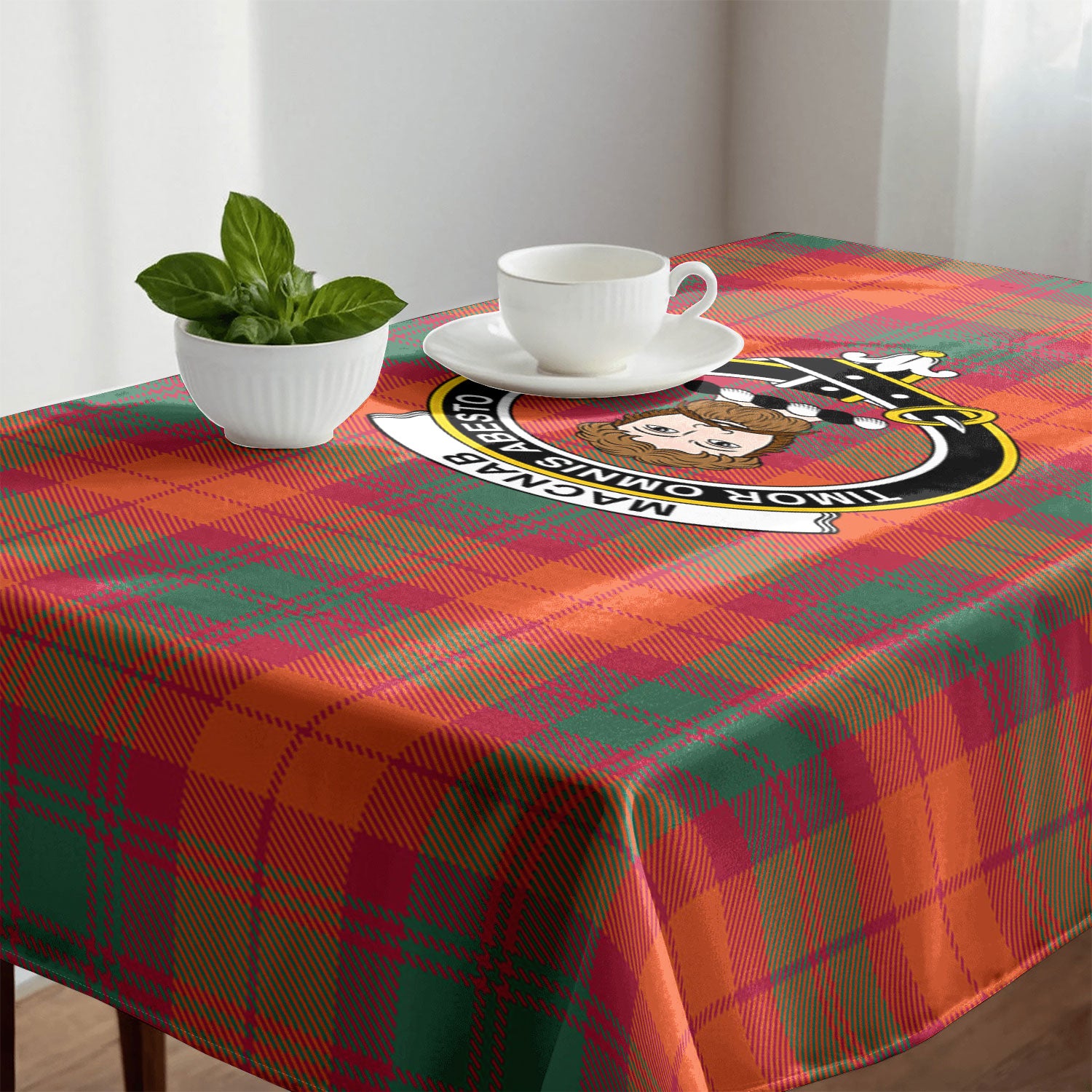 MacNab Ancient Tartan Crest Tablecloth