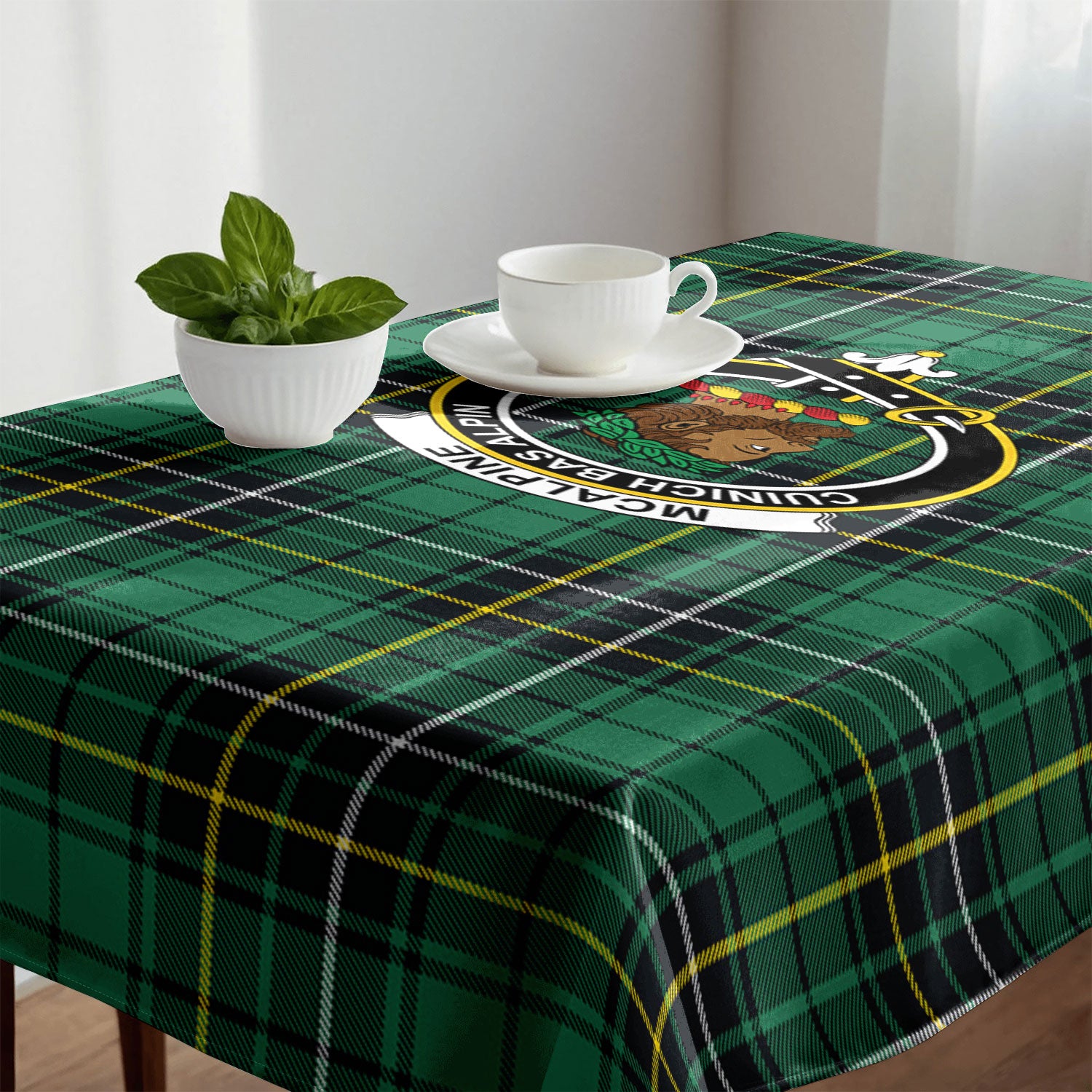 McAlpine Ancient Tartan Crest Tablecloth