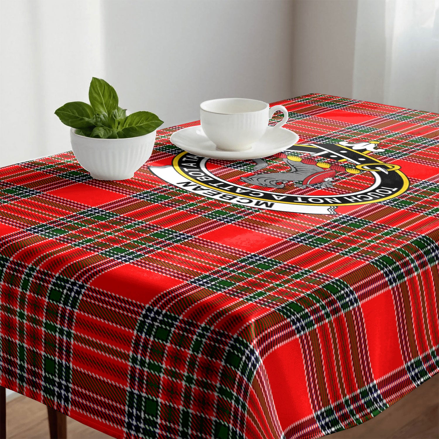 McBean Tartan Crest Tablecloth
