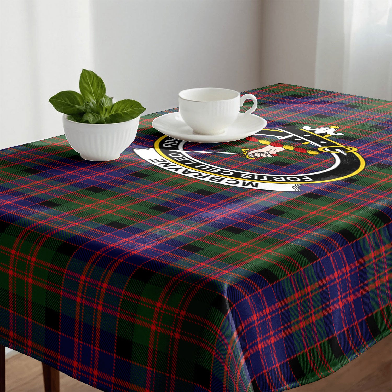 McBrayne Tartan Crest Tablecloth