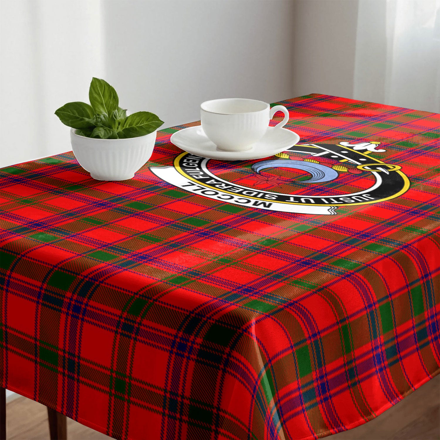 McColl Tartan Crest Tablecloth