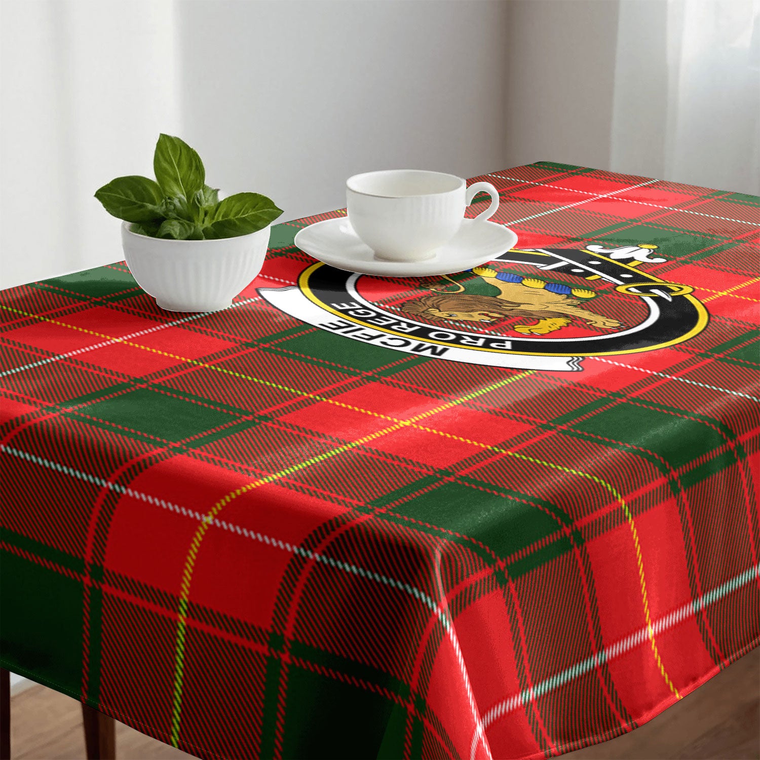 McFie Tartan Crest Tablecloth