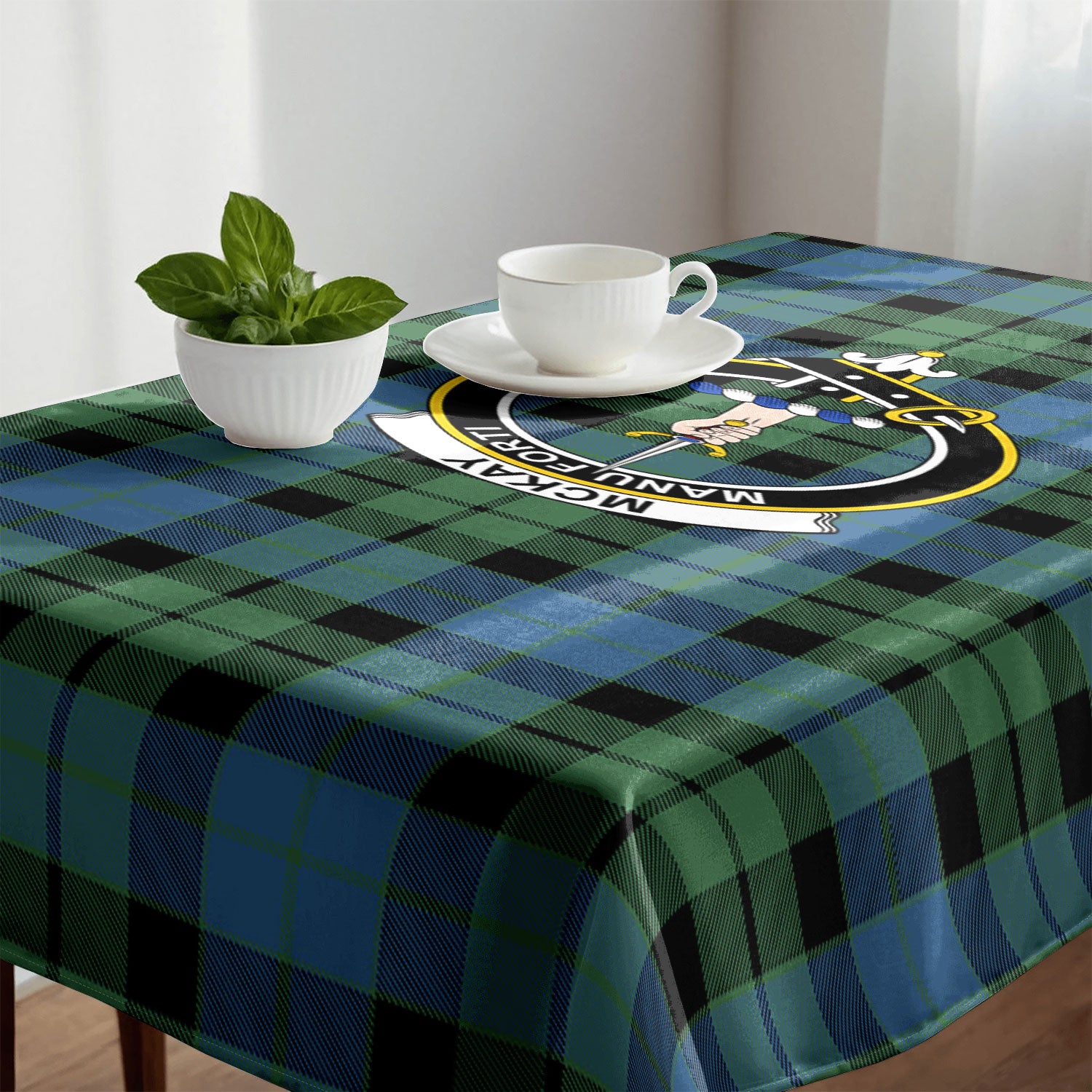 McKay Ancient Tartan Crest Tablecloth