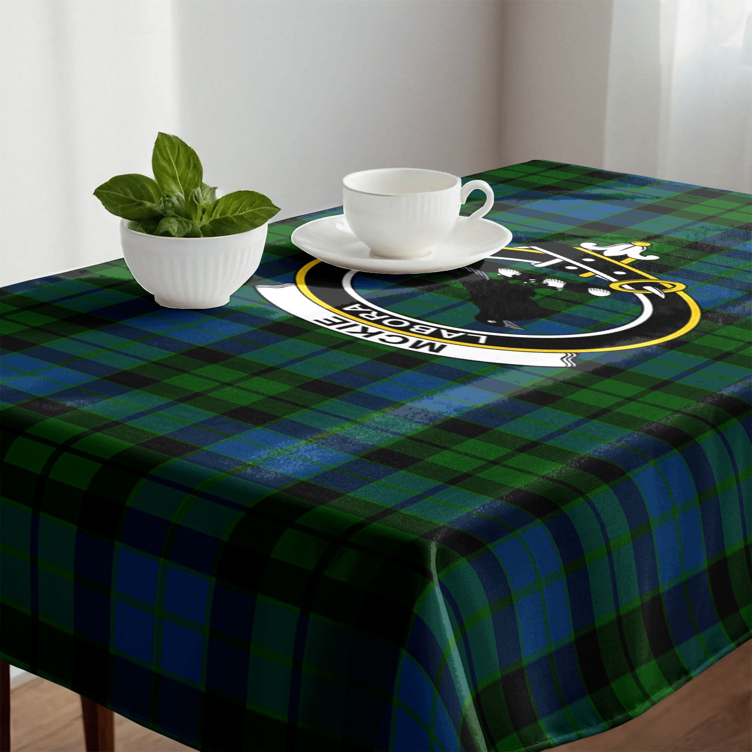 McKie Tartan Crest Tablecloth