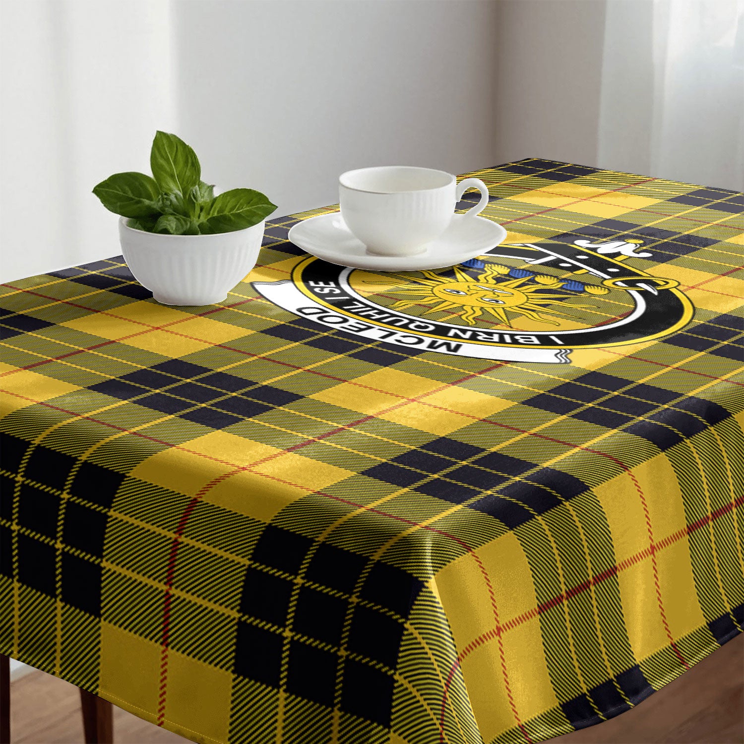 McLeod of Lewis Ancient Tartan Crest Tablecloth