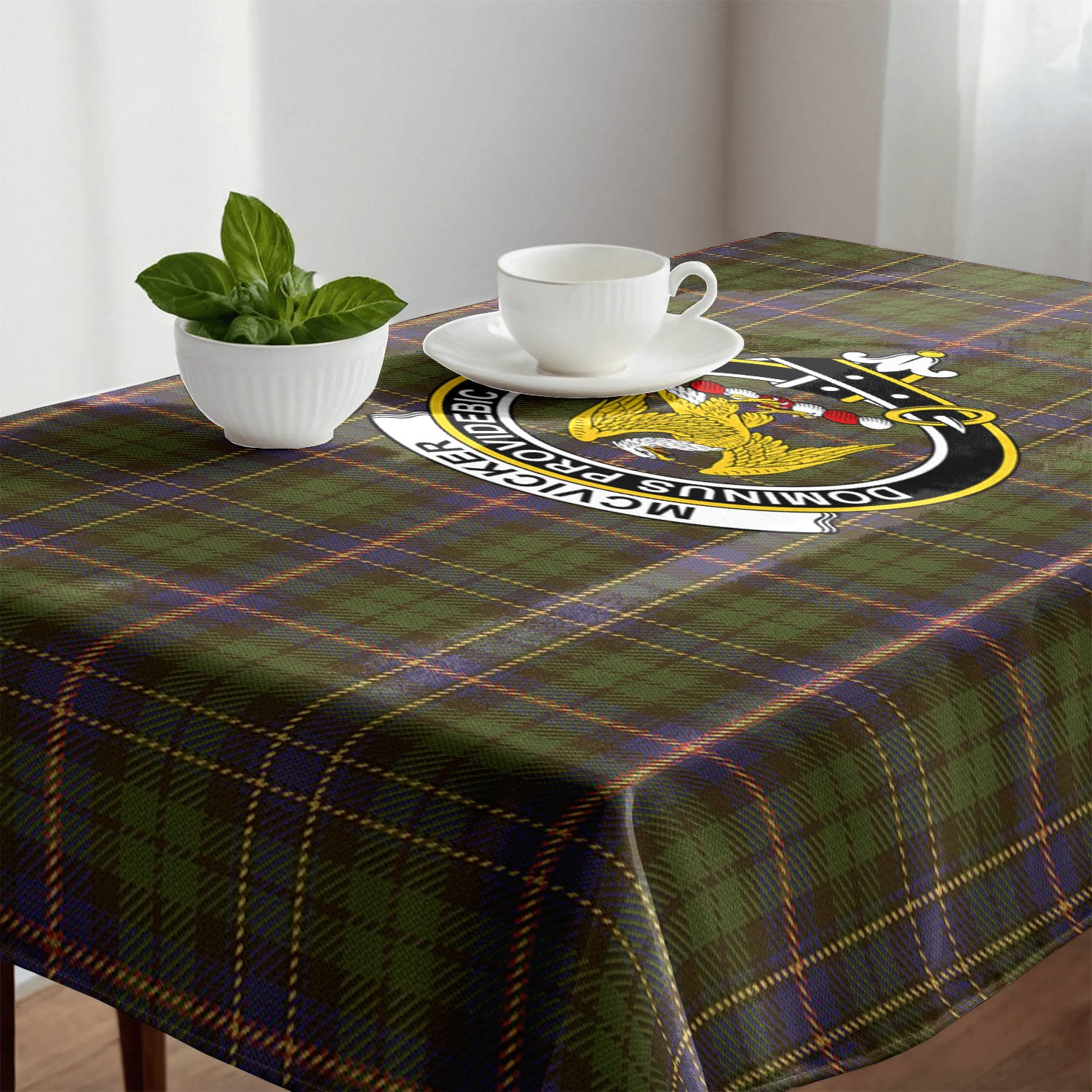 McVicker Tartan Crest Tablecloth