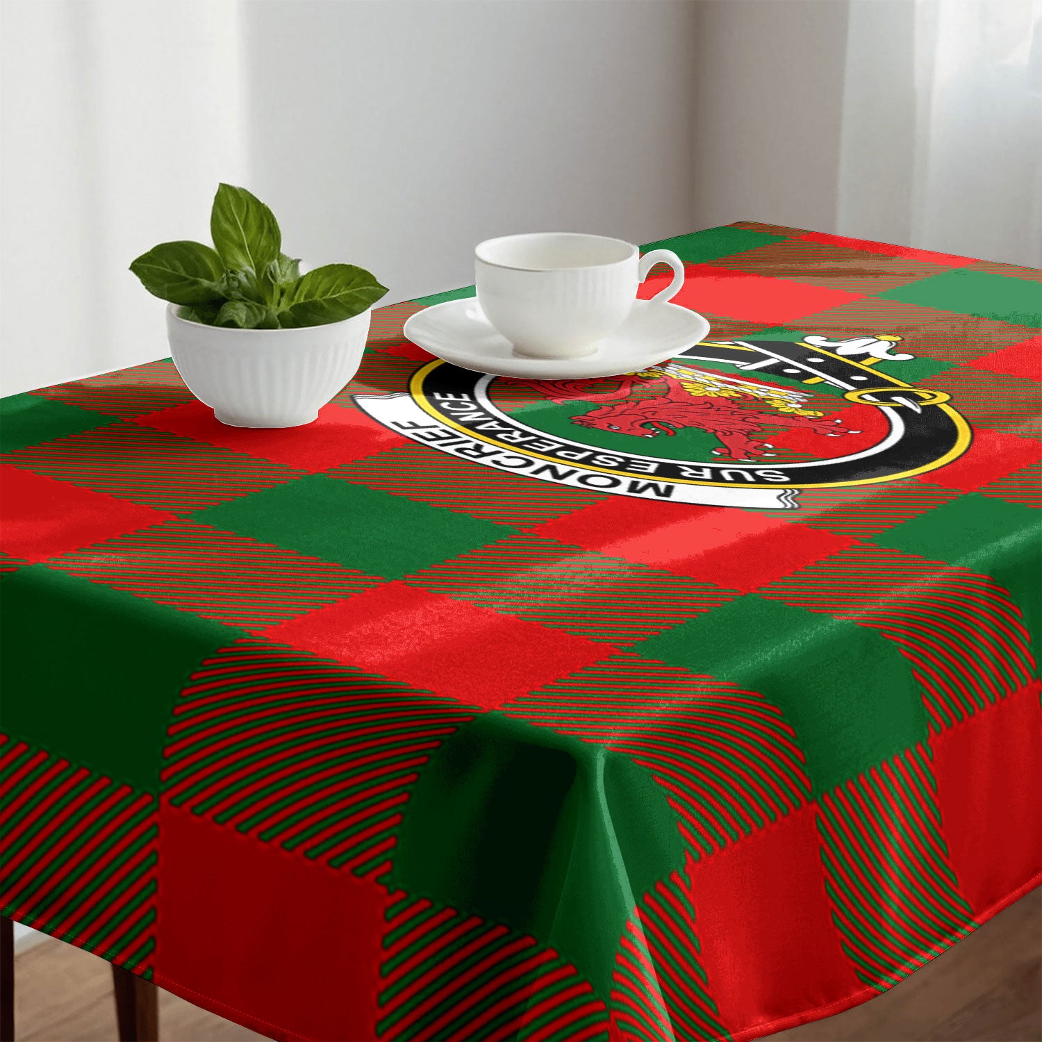 Moncrief Tartan Crest Tablecloth