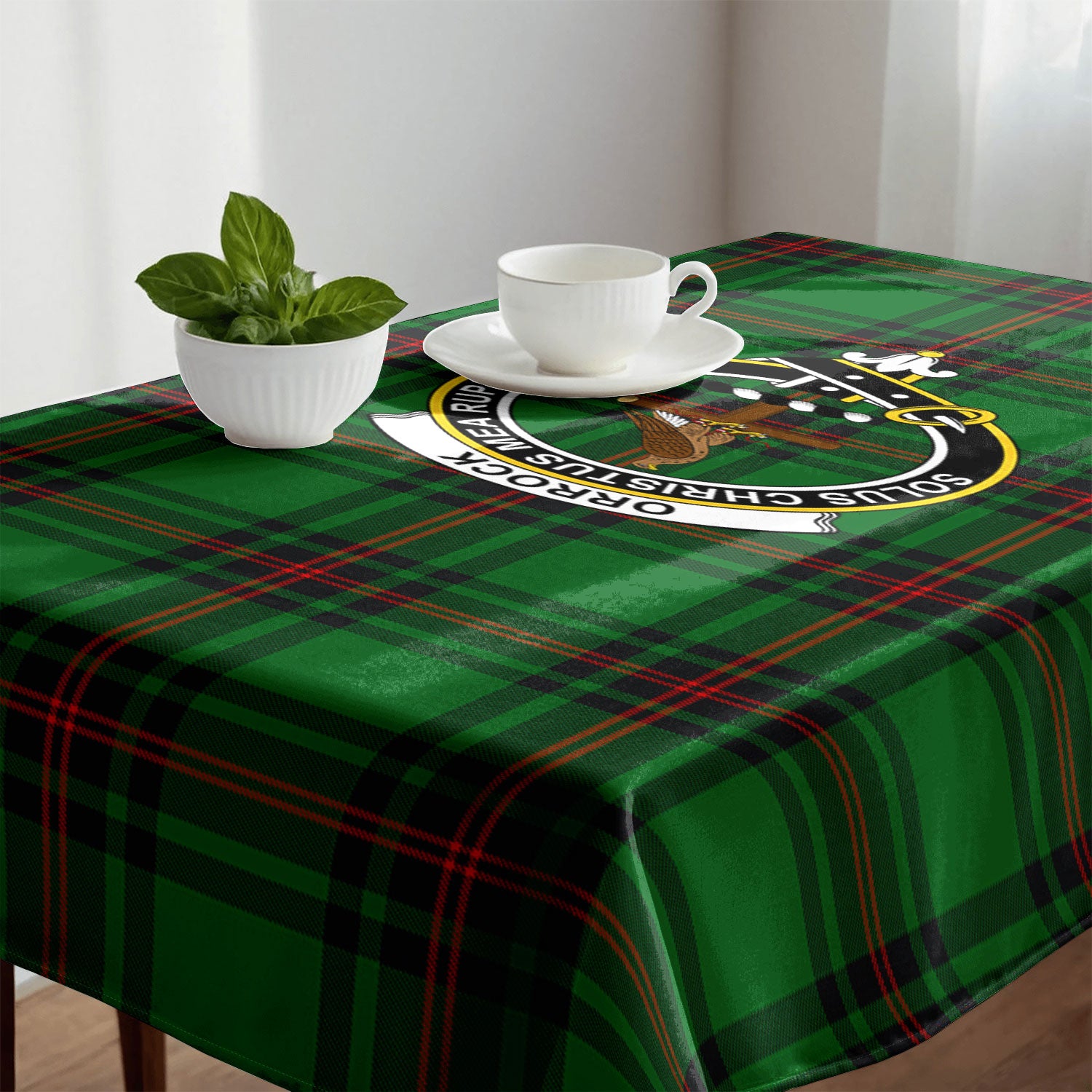Orrock Tartan Crest Tablecloth