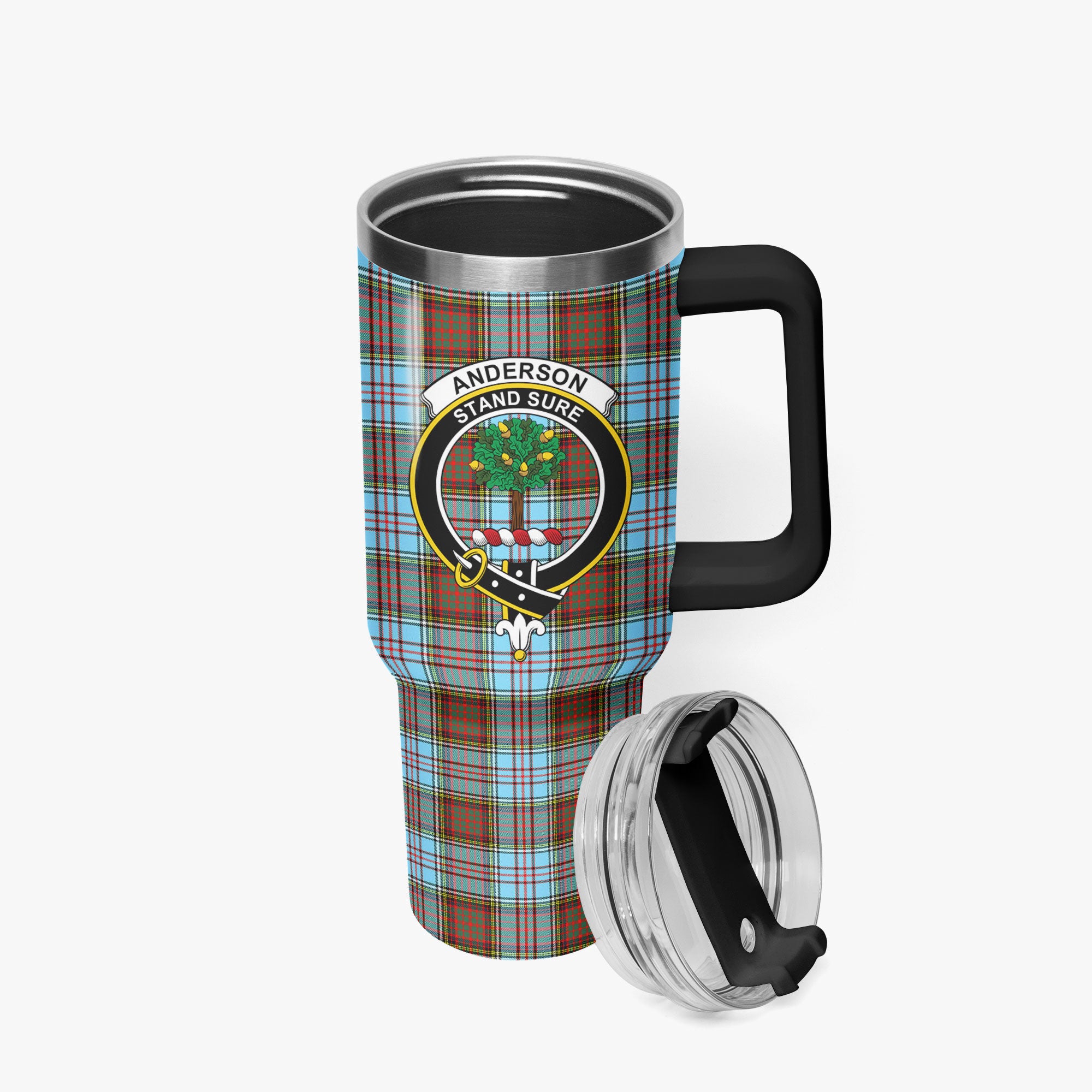 Anderson Ancient Tartan Crest 40 oz Insulated Tumbler with Handle