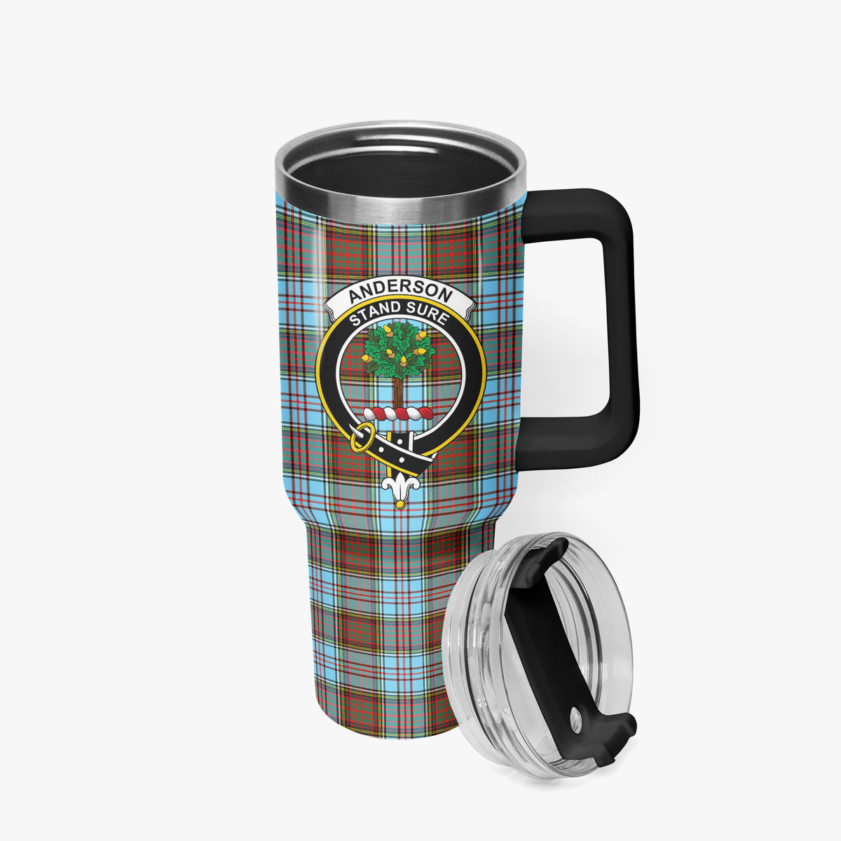 Anderson Ancient Tartan Crest 40 oz Insulated Tumbler with Handle