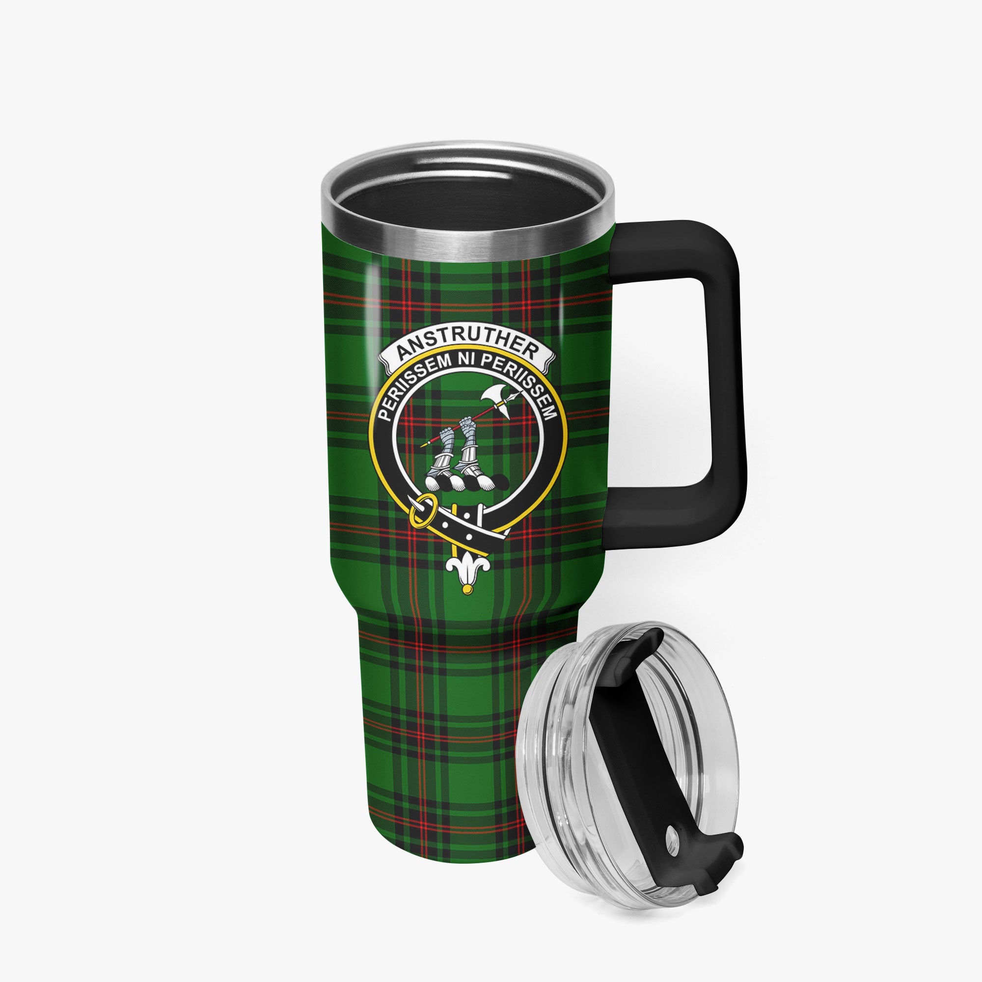 Anstruther Tartan Crest 40 oz Insulated Tumbler with Handle