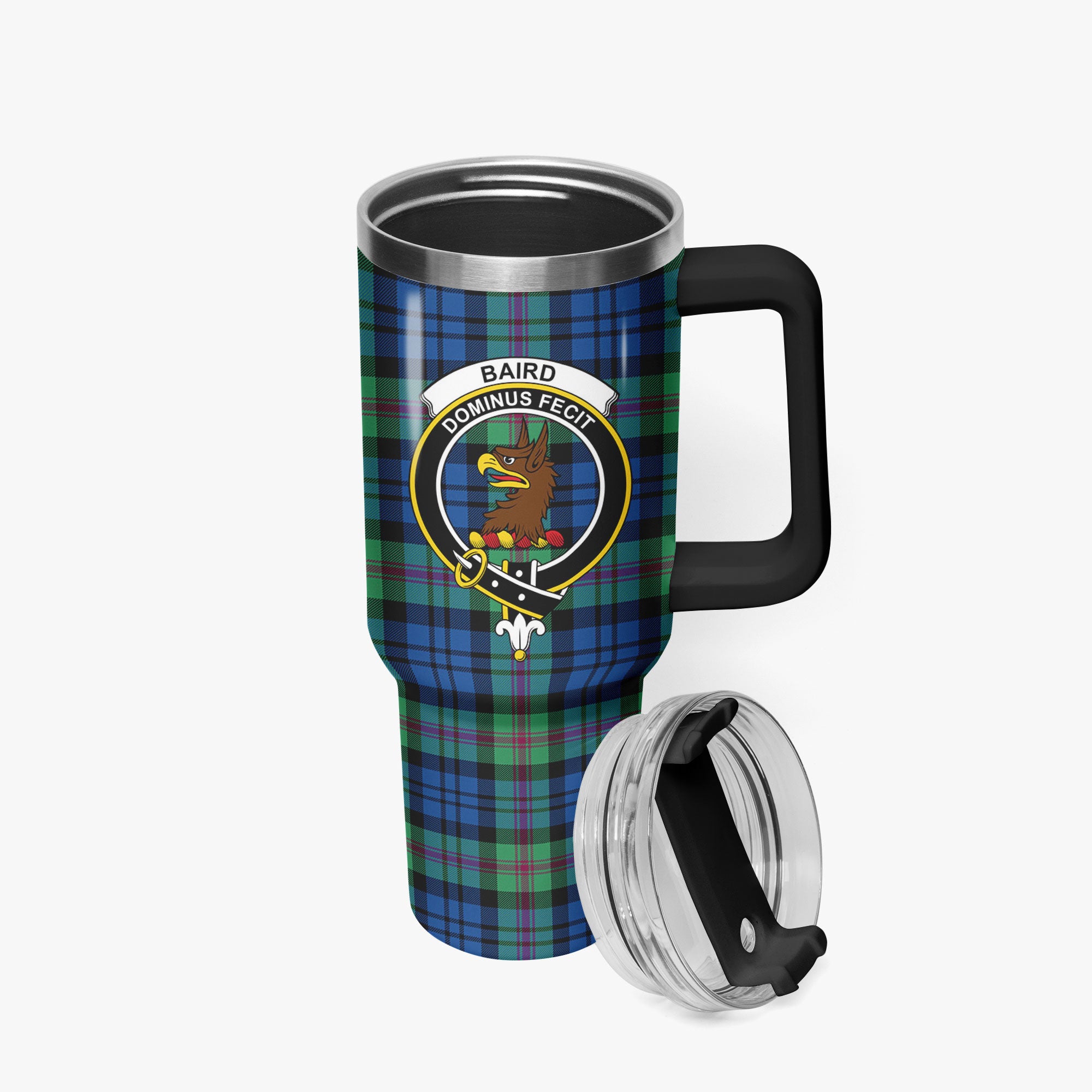 Baird Ancient Tartan Crest 40 oz Insulated Tumbler with Handle