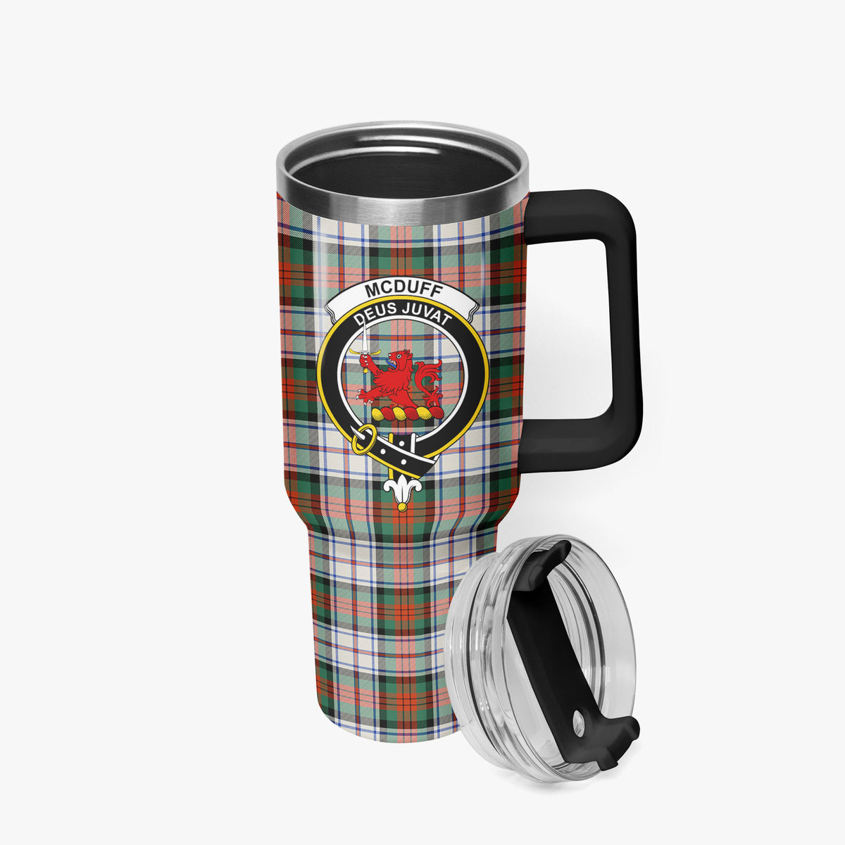 McDuff Dress Ancient Tartan Crest 40 oz Insulated Tumbler with Handle