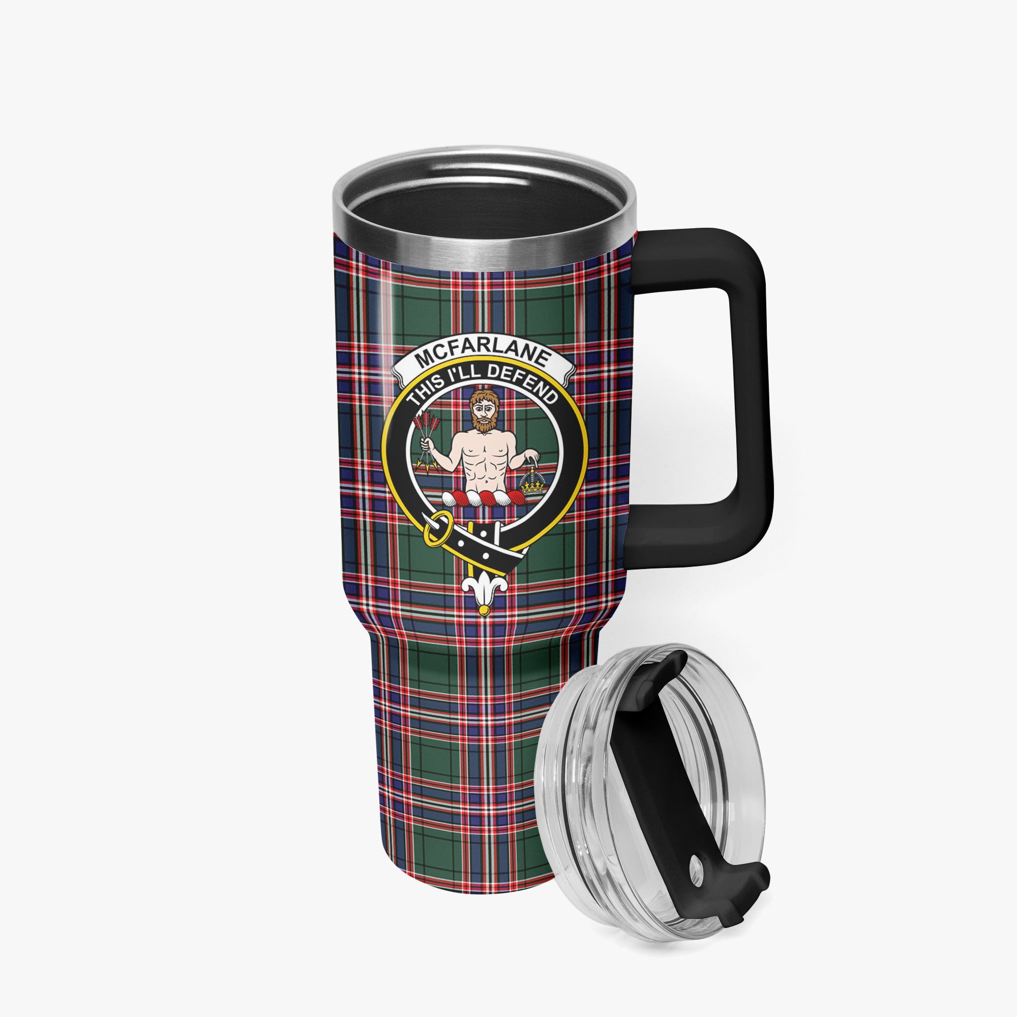 McFarlane Hunting Modern Tartan Crest 40 oz Insulated Tumbler with Handle