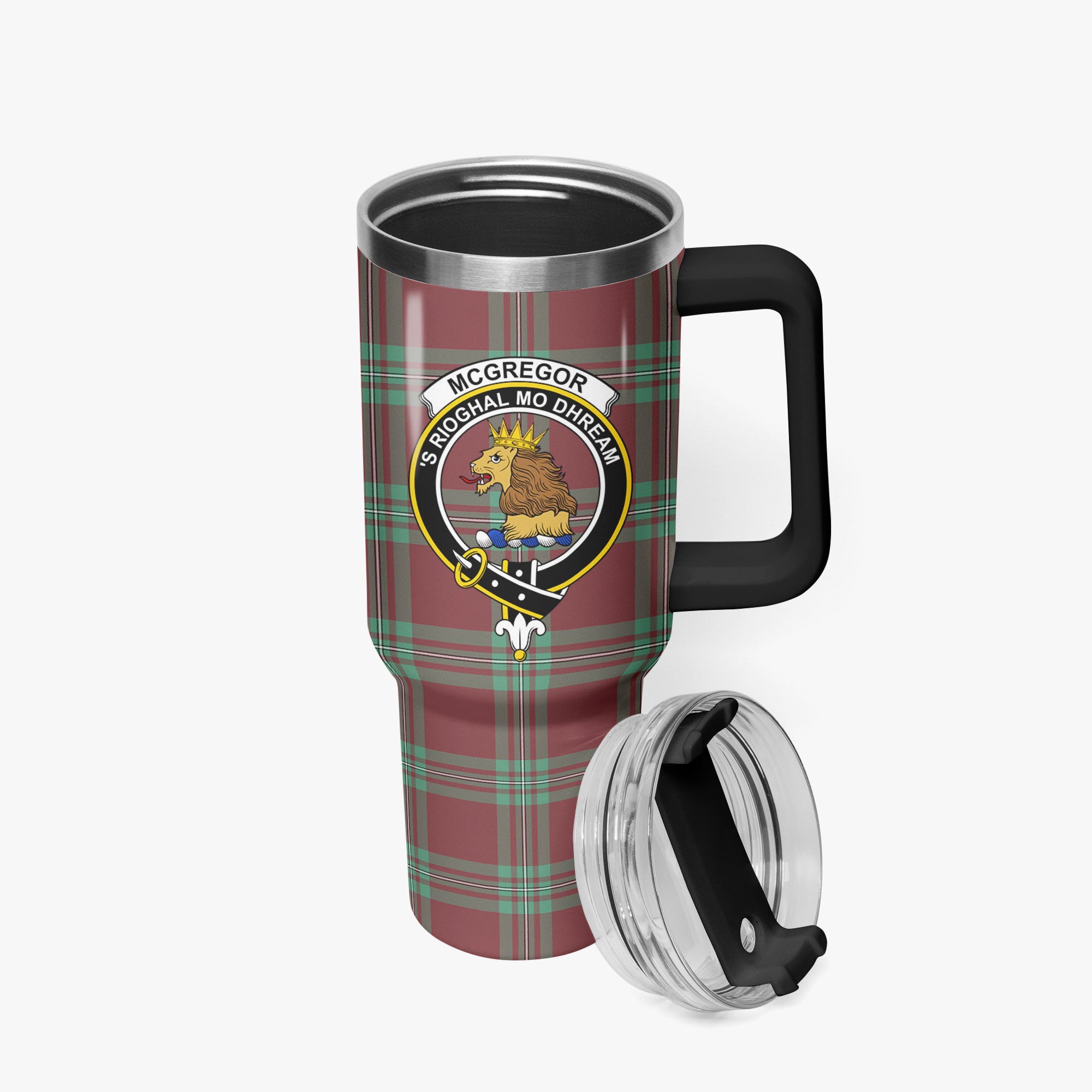 McGregor Hunting Ancient Tartan Crest 40 oz Insulated Tumbler with Handle