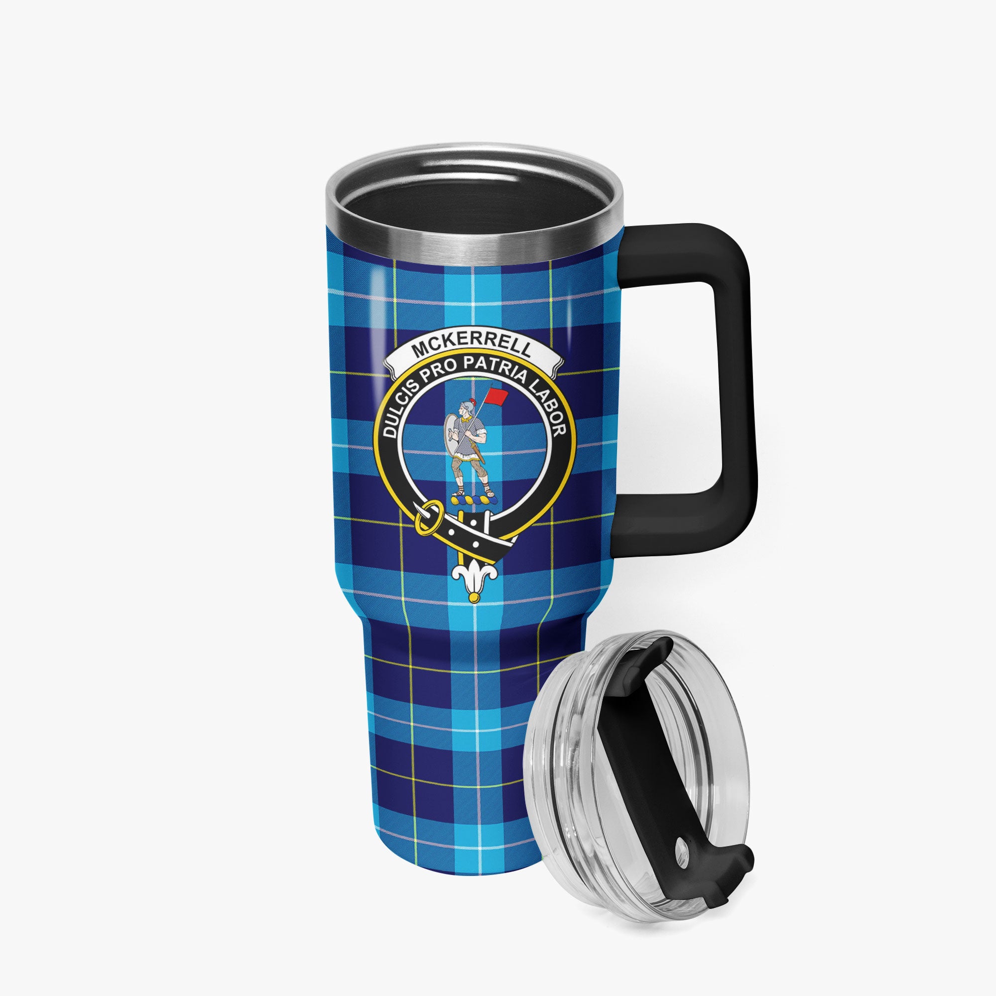 McKerrell Tartan Crest 40 oz Insulated Tumbler with Handle