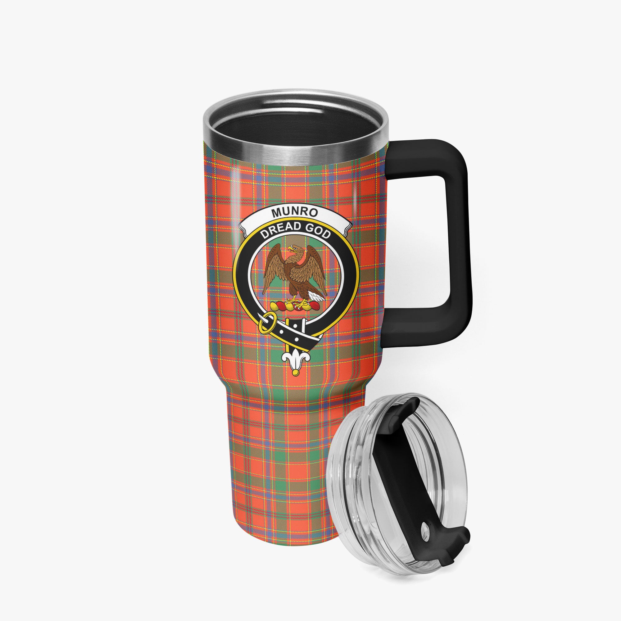 Munro Ancient Tartan Crest 40 oz Insulated Tumbler with Handle