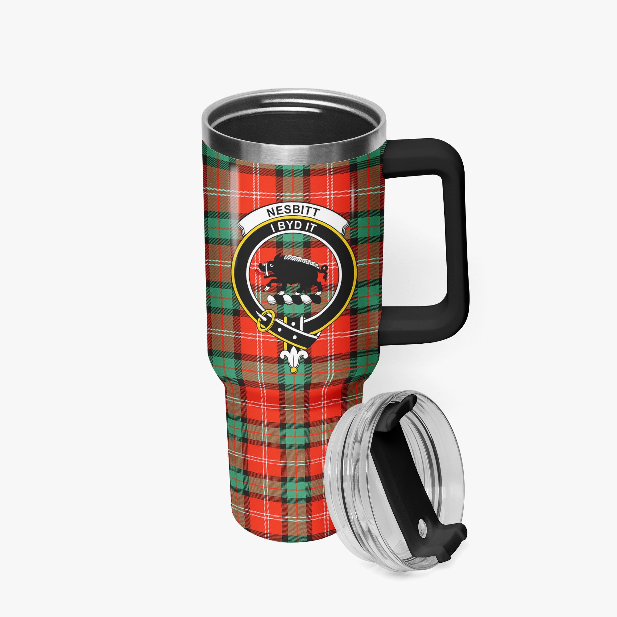 Nesbitt Ancient Tartan Crest 40 oz Insulated Tumbler with Handle