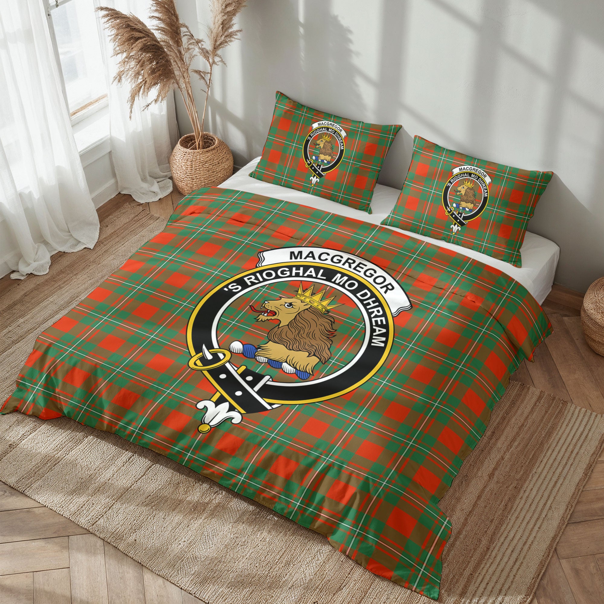 MacGregor Ancient Tartan Crest Bedding Set
