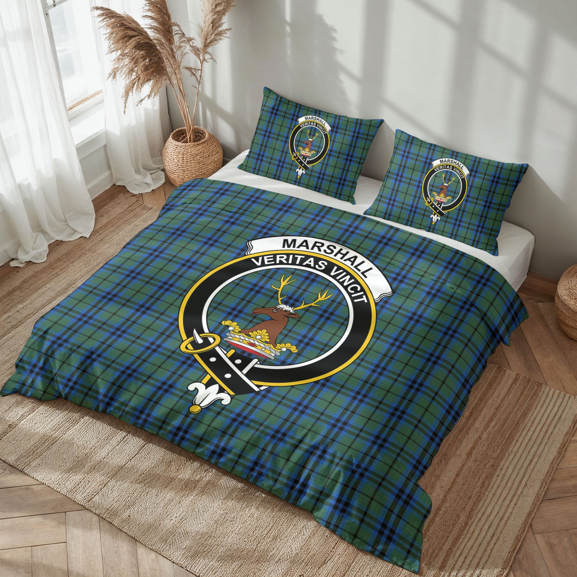 Marshall Tartan Crest Bedding Set