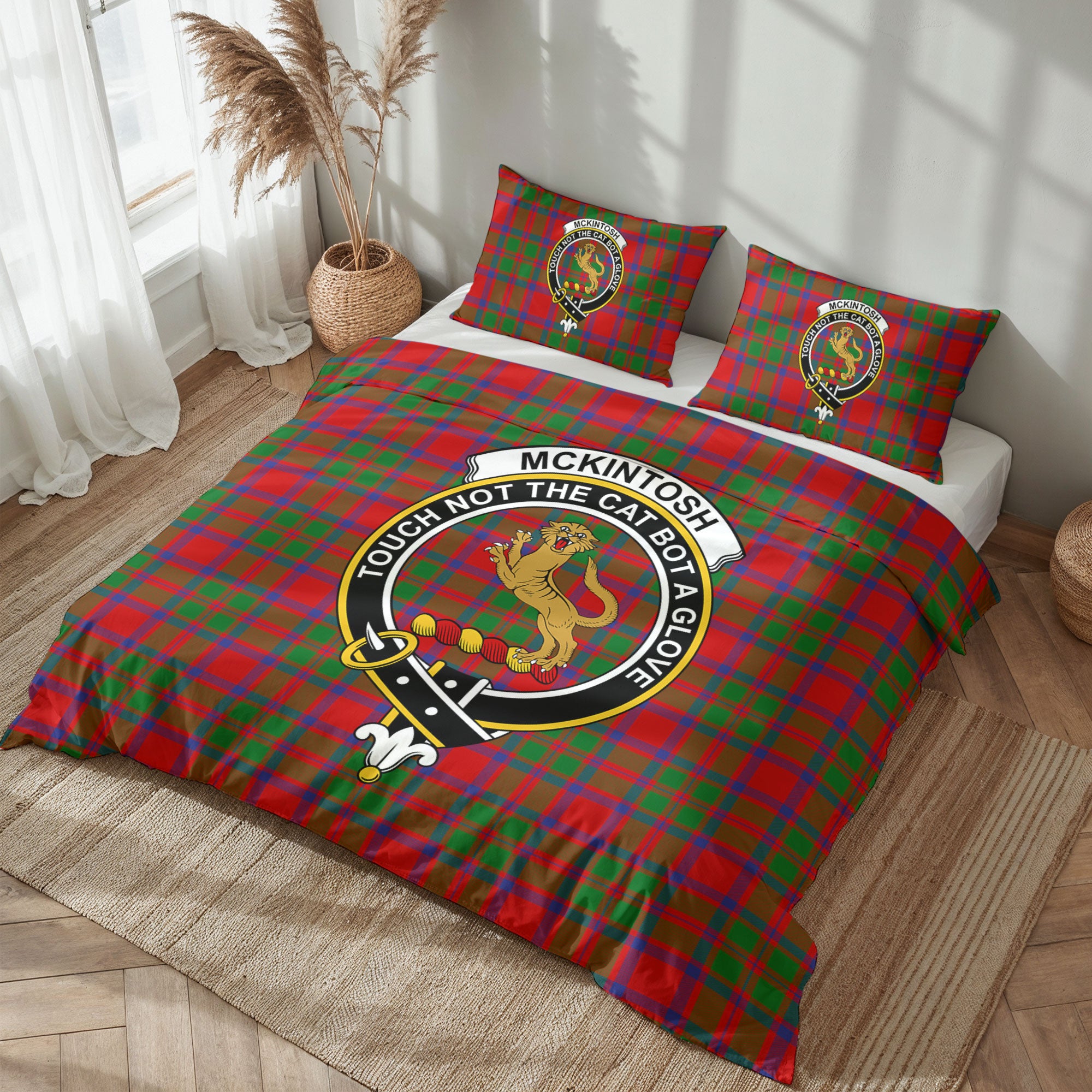 McKintosh Modern Tartan Crest Bedding Set