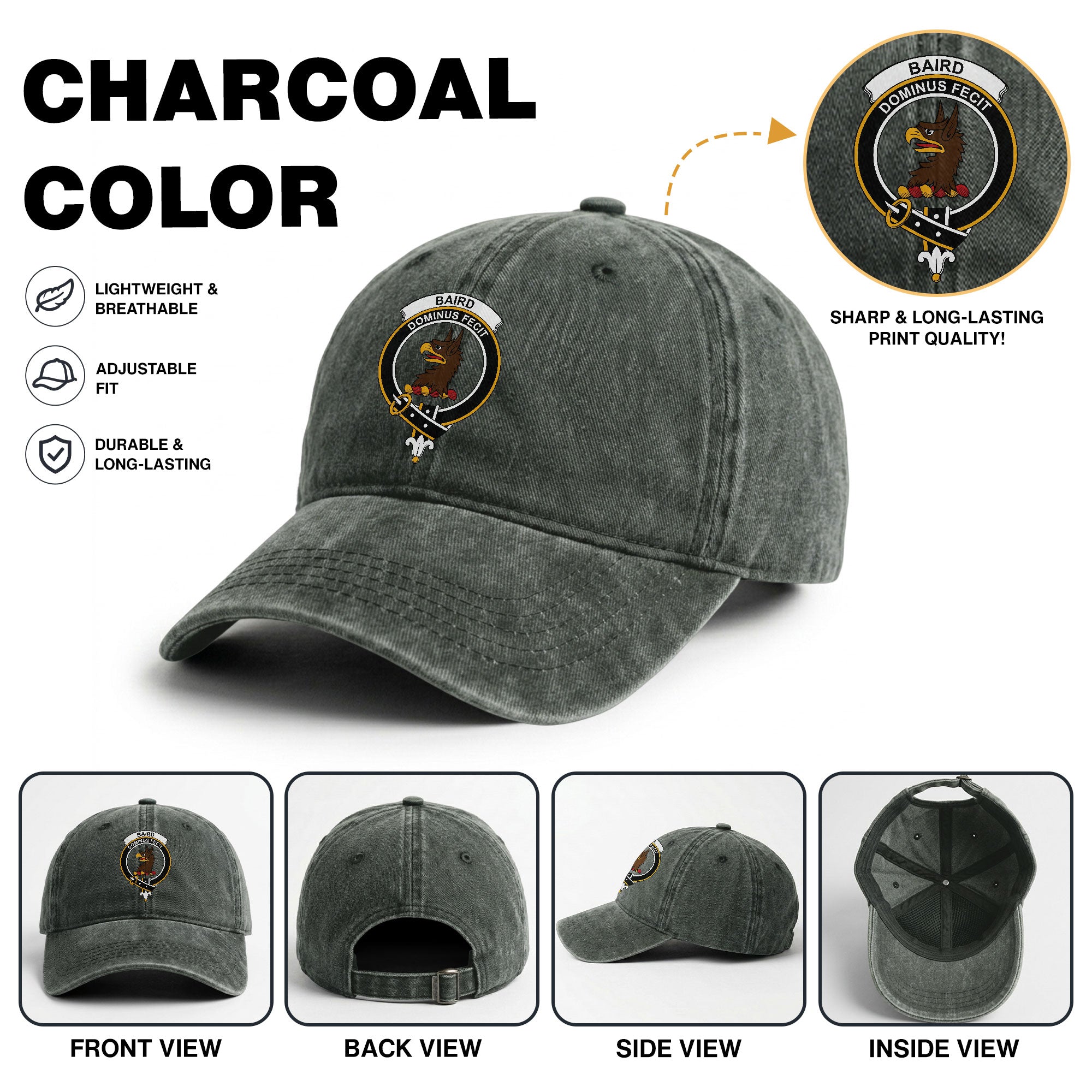 Baird Crest Washed Classic Cap