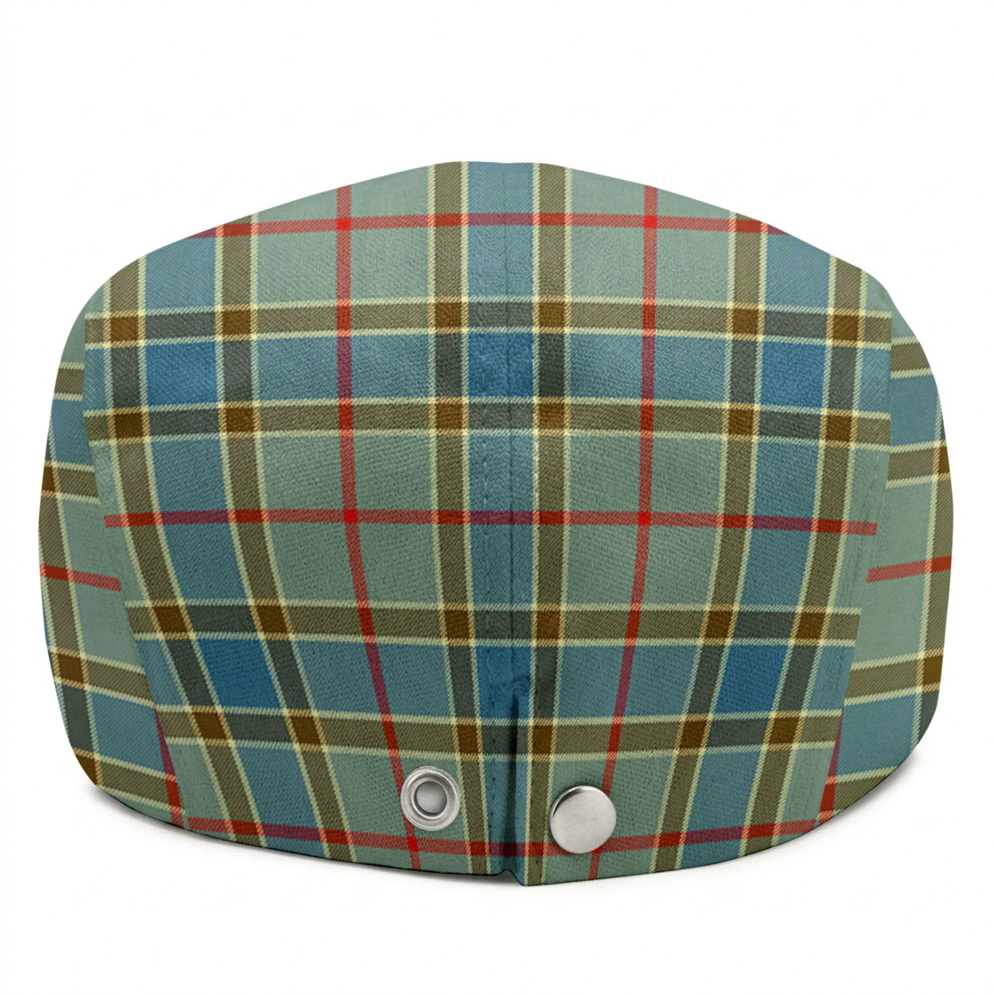 Balfour Blue Tartan Flat Caps