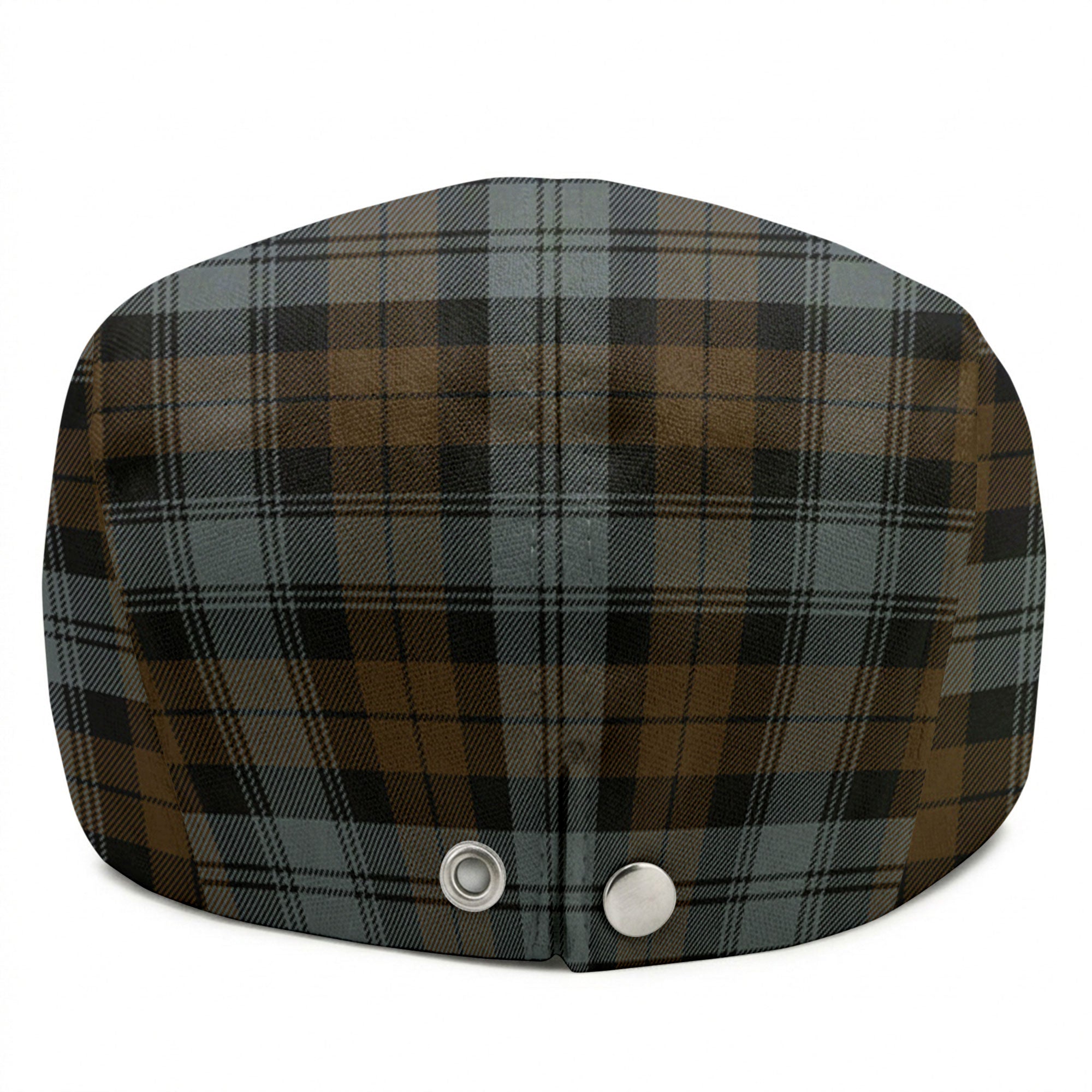 Black Watch Weathered Tartan Flat Caps