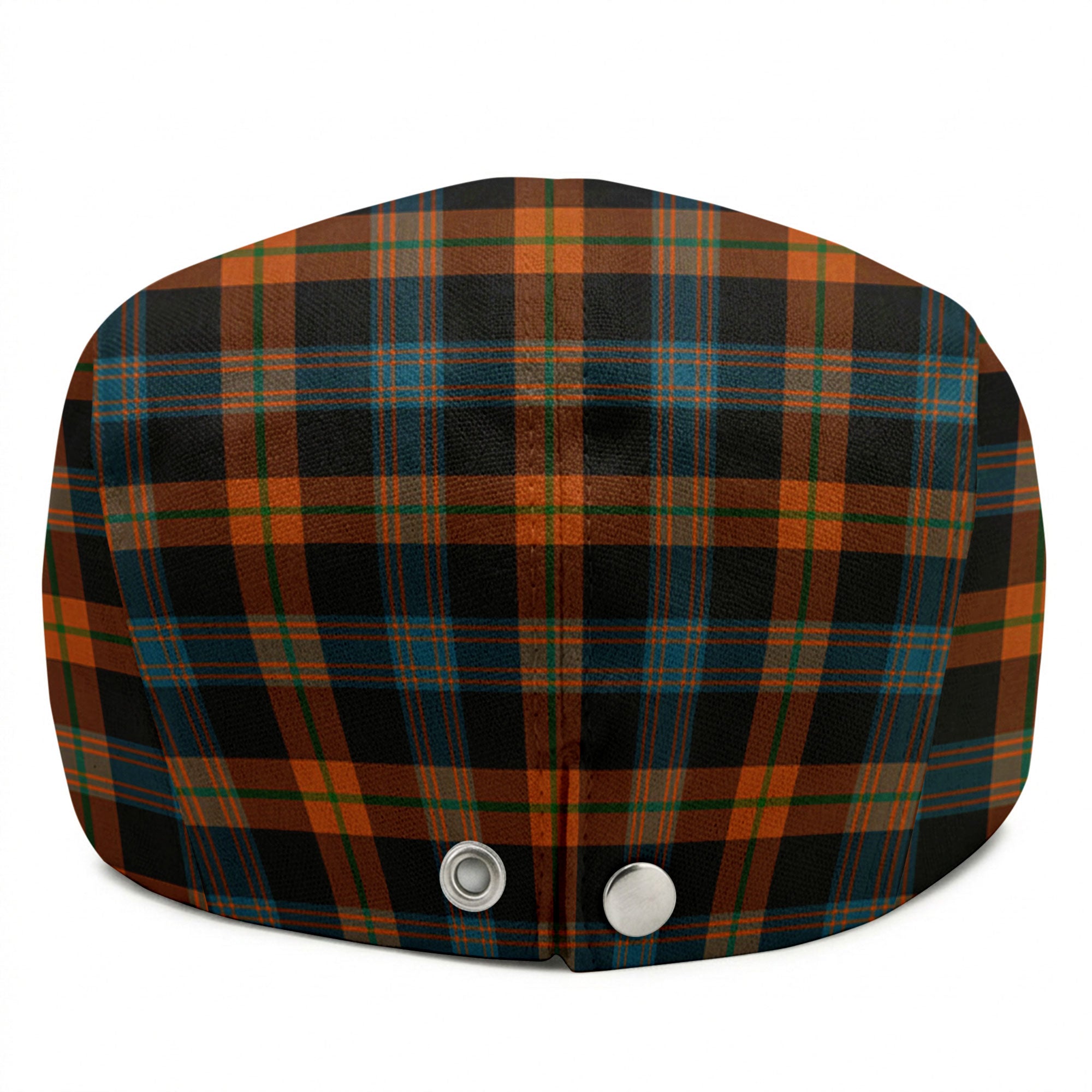 Brown Ancient Tartan Flat Caps