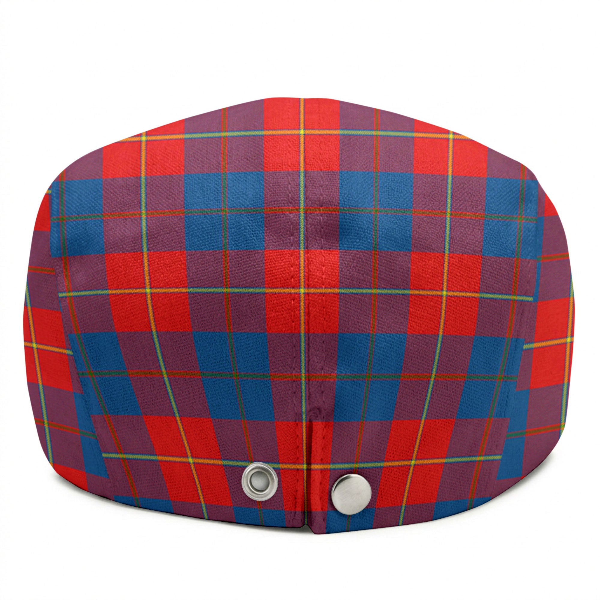 Galloway Red Tartan Flat Caps