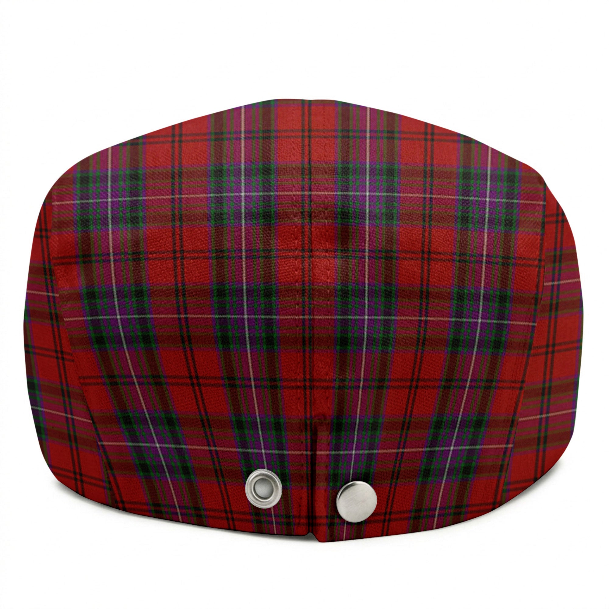 Kelly of Sleat Red Tartan Flat Caps