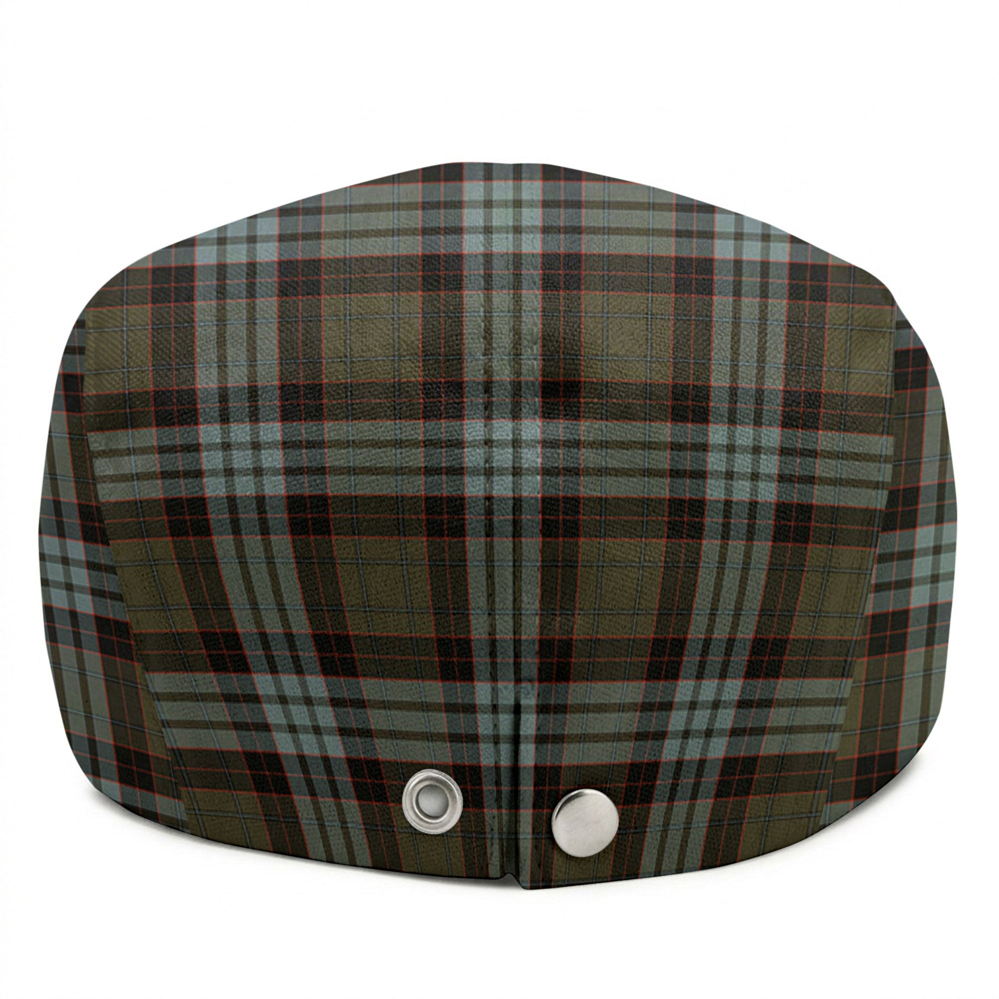 Stewart Old Weathered Tartan Flat Caps