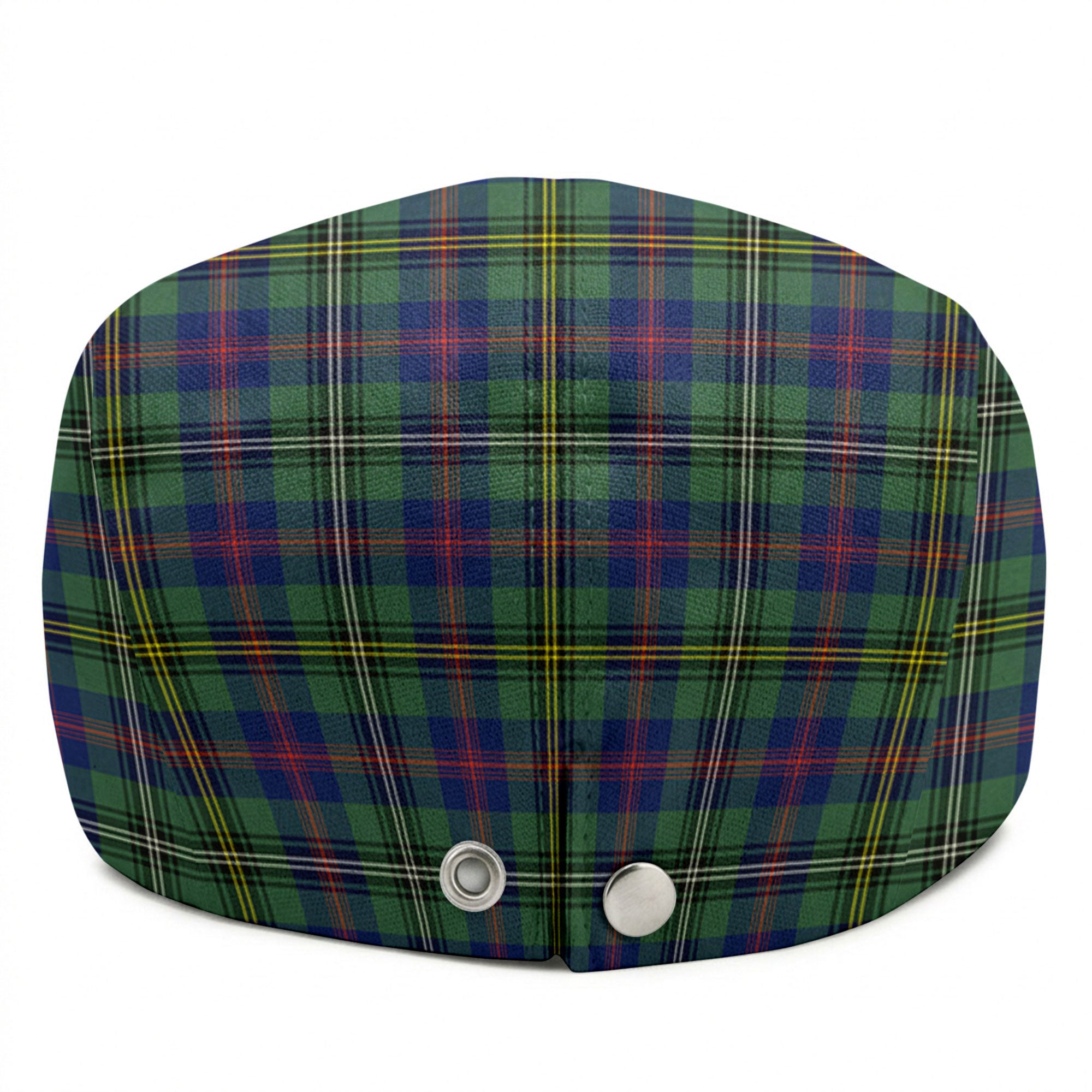 Wood Tartan Flat Caps