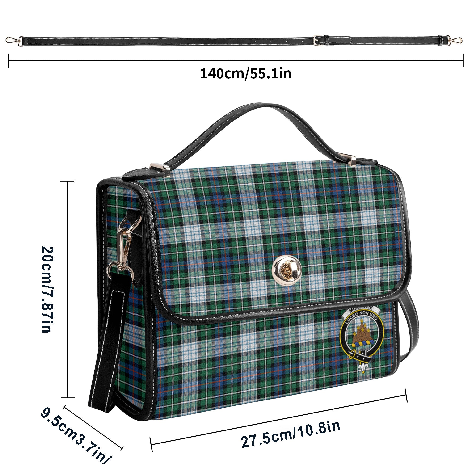 McKenzie Dress Ancient Tartan Crest Satchel Bag