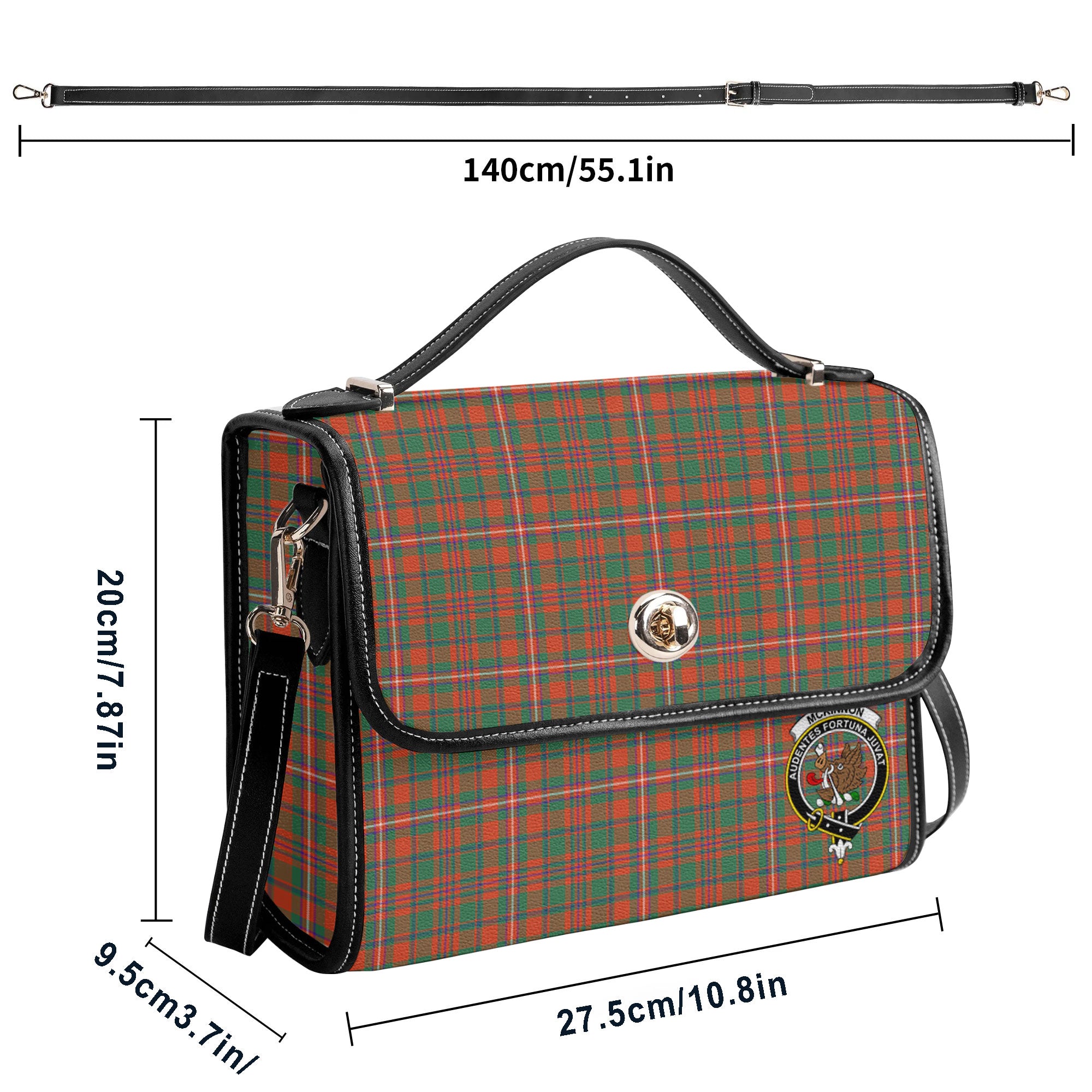 McKinnon Ancient Tartan Crest Satchel Bag