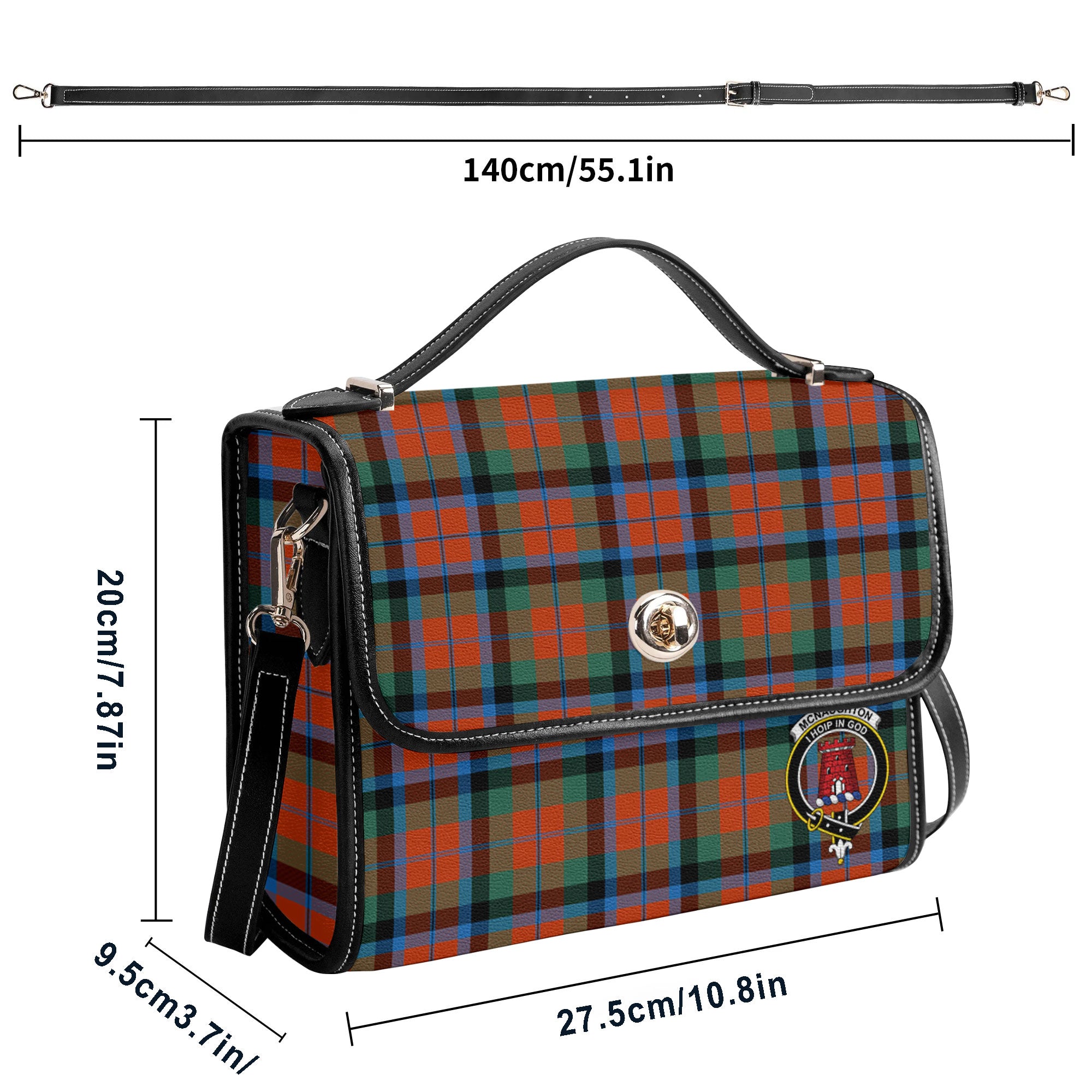McNaughton Ancient Tartan Crest Satchel Bag