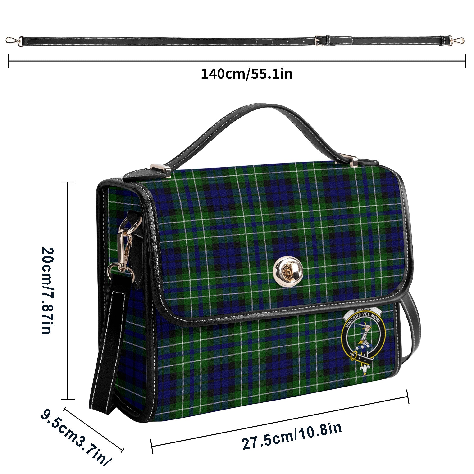 McNeil of Colonsay Modern Tartan Crest Satchel Bag