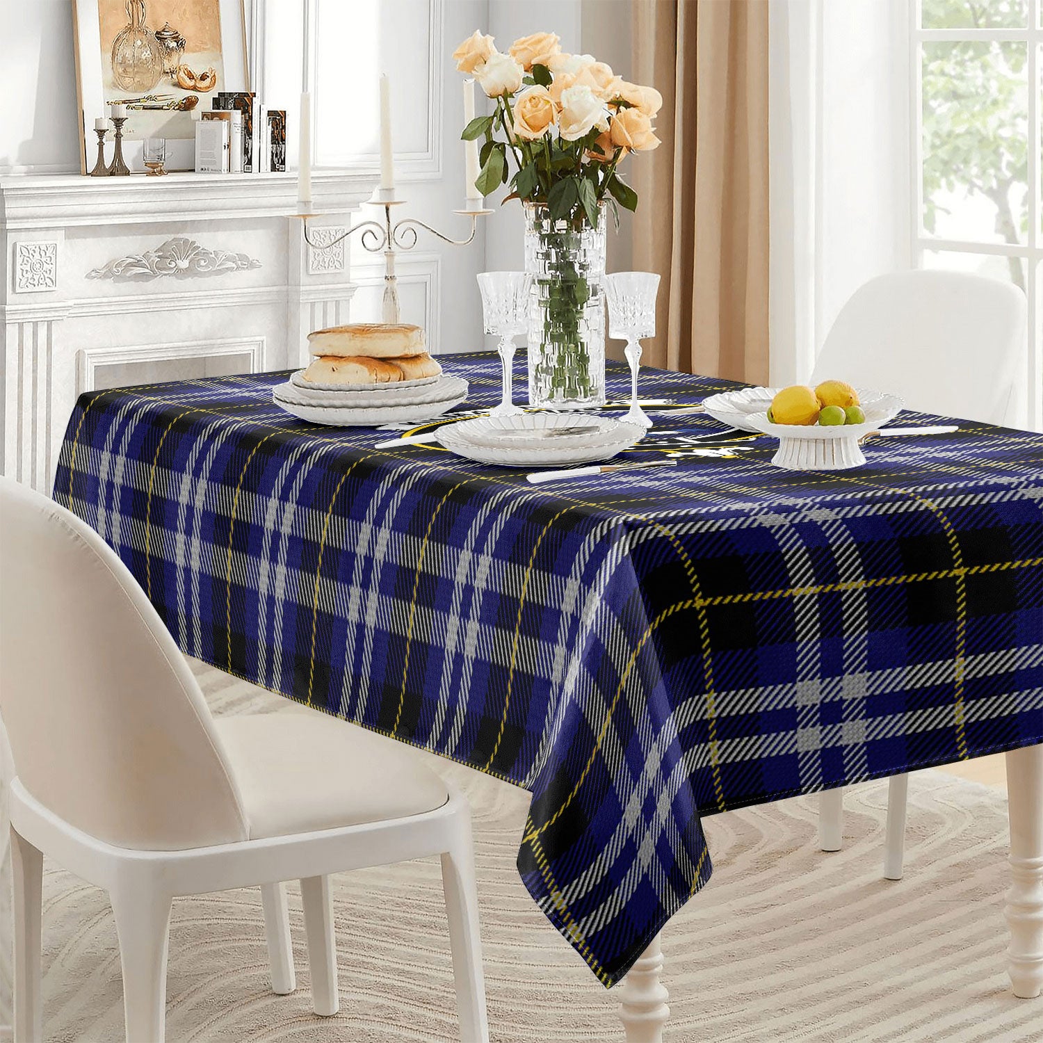 Kilmarnock Tartan Crest Tablecloth