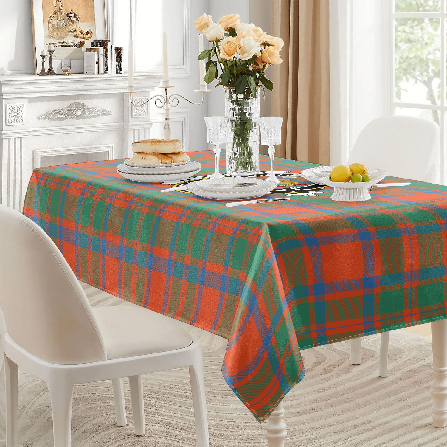MacIntosh Ancient Tartan Crest Tablecloth