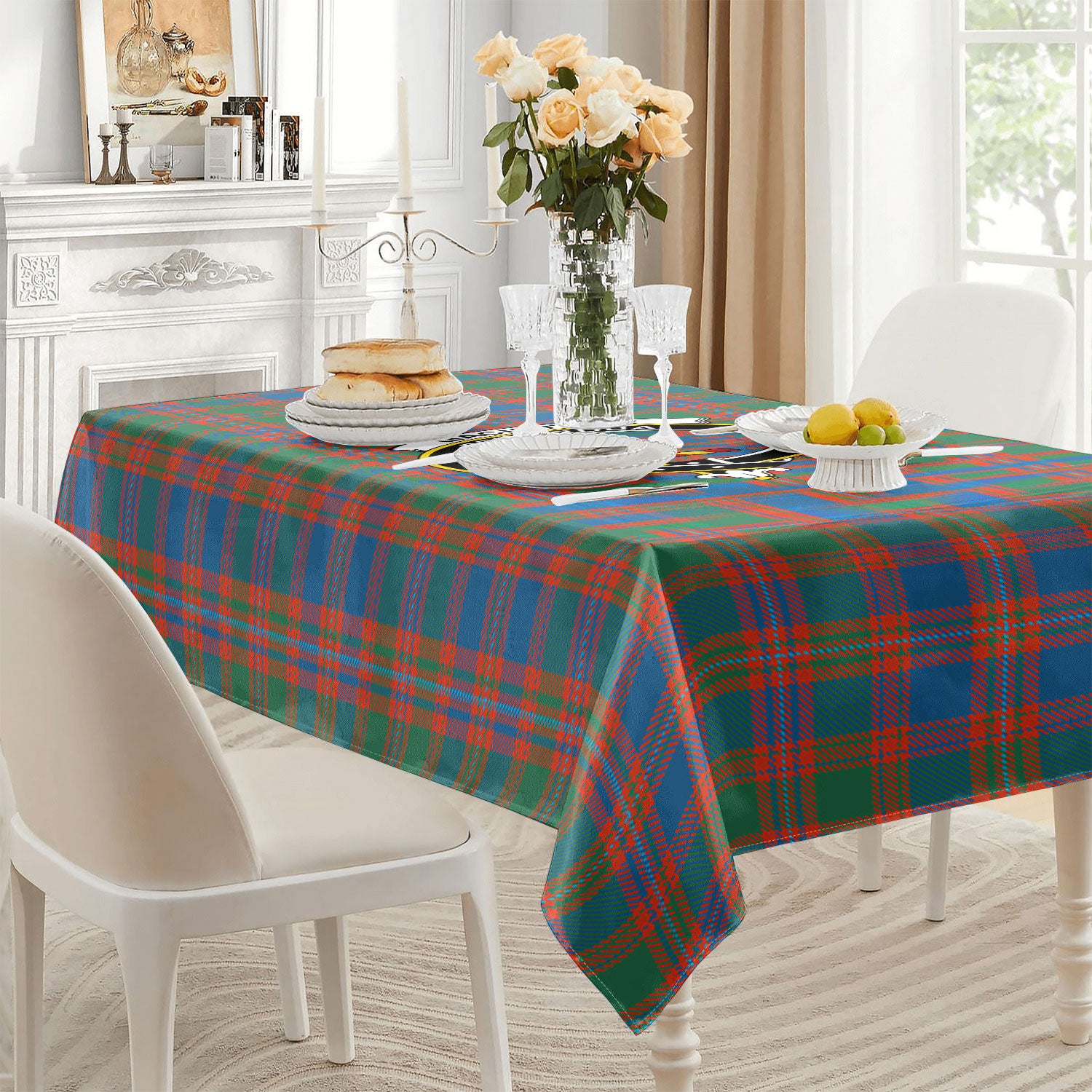 MacIntyre Ancient Tartan Crest Tablecloth