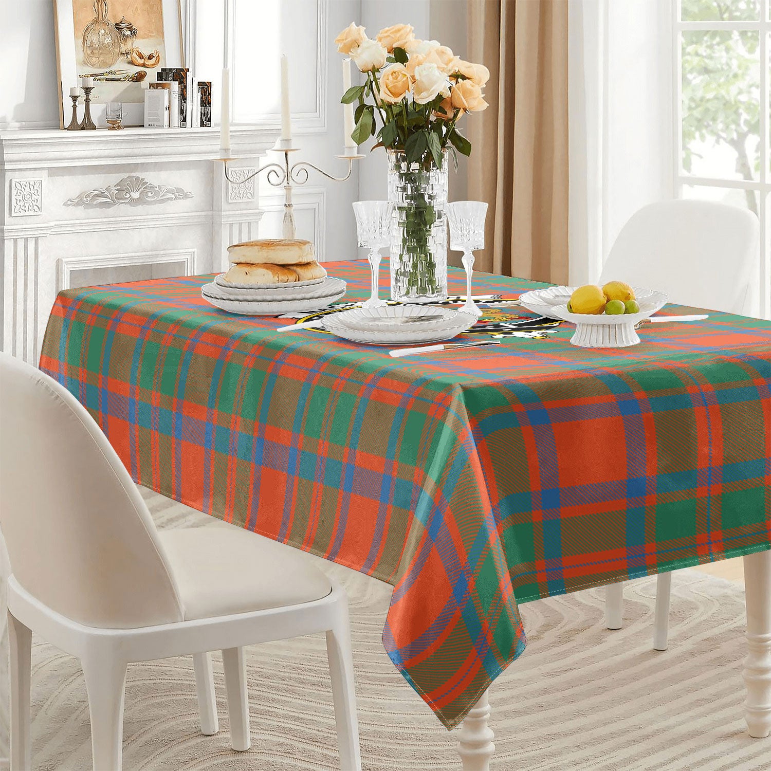 MacKintosh Ancient Tartan Crest Tablecloth
