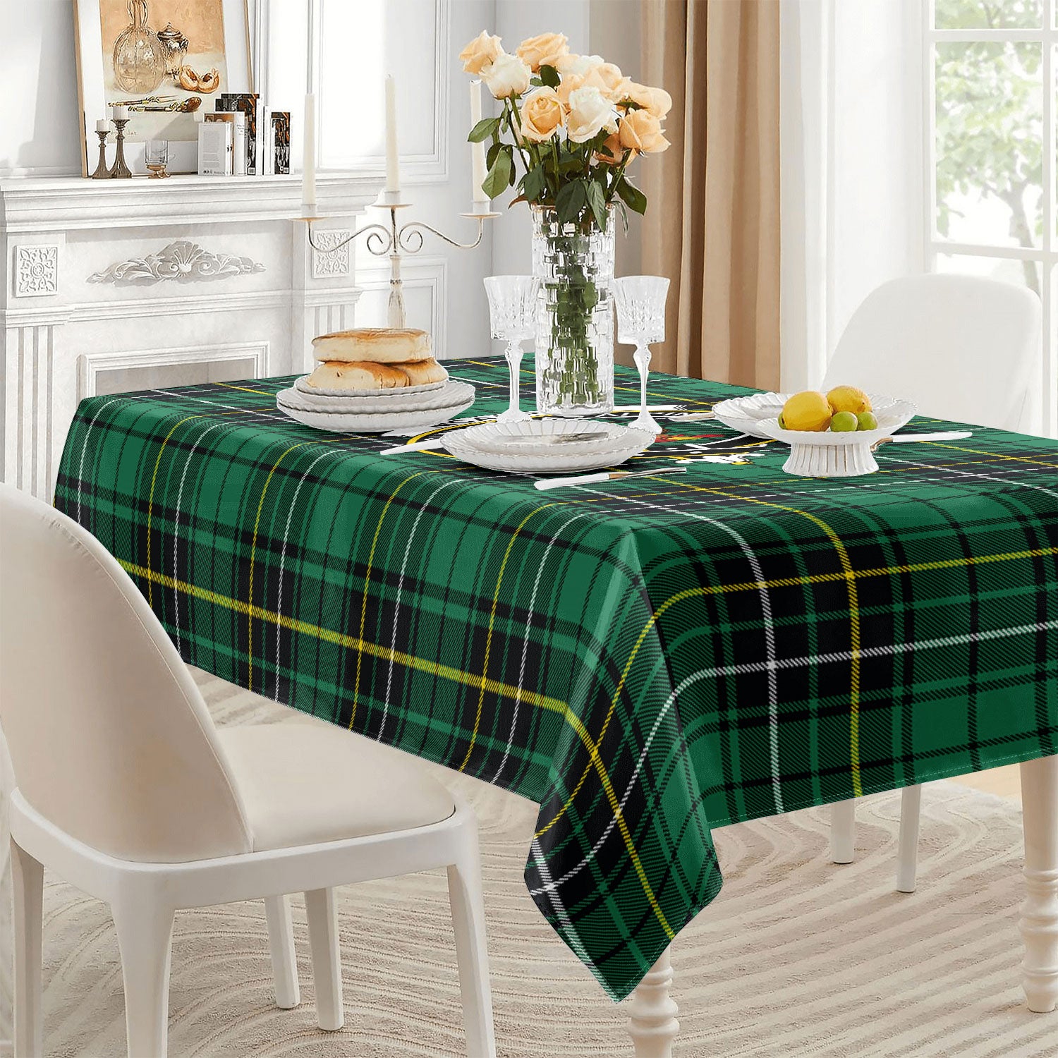 McAlpine Ancient Tartan Crest Tablecloth