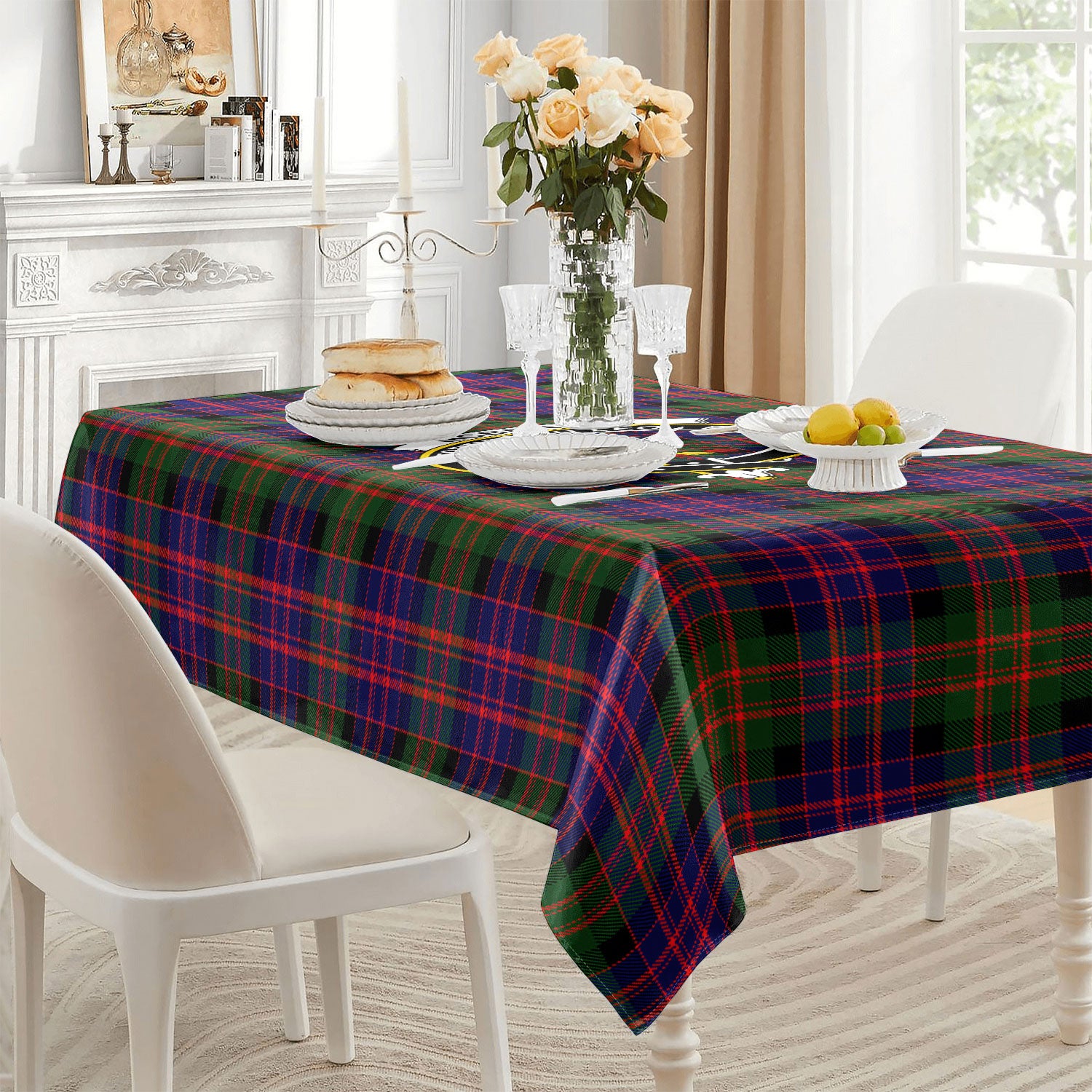 McBrayne Tartan Crest Tablecloth