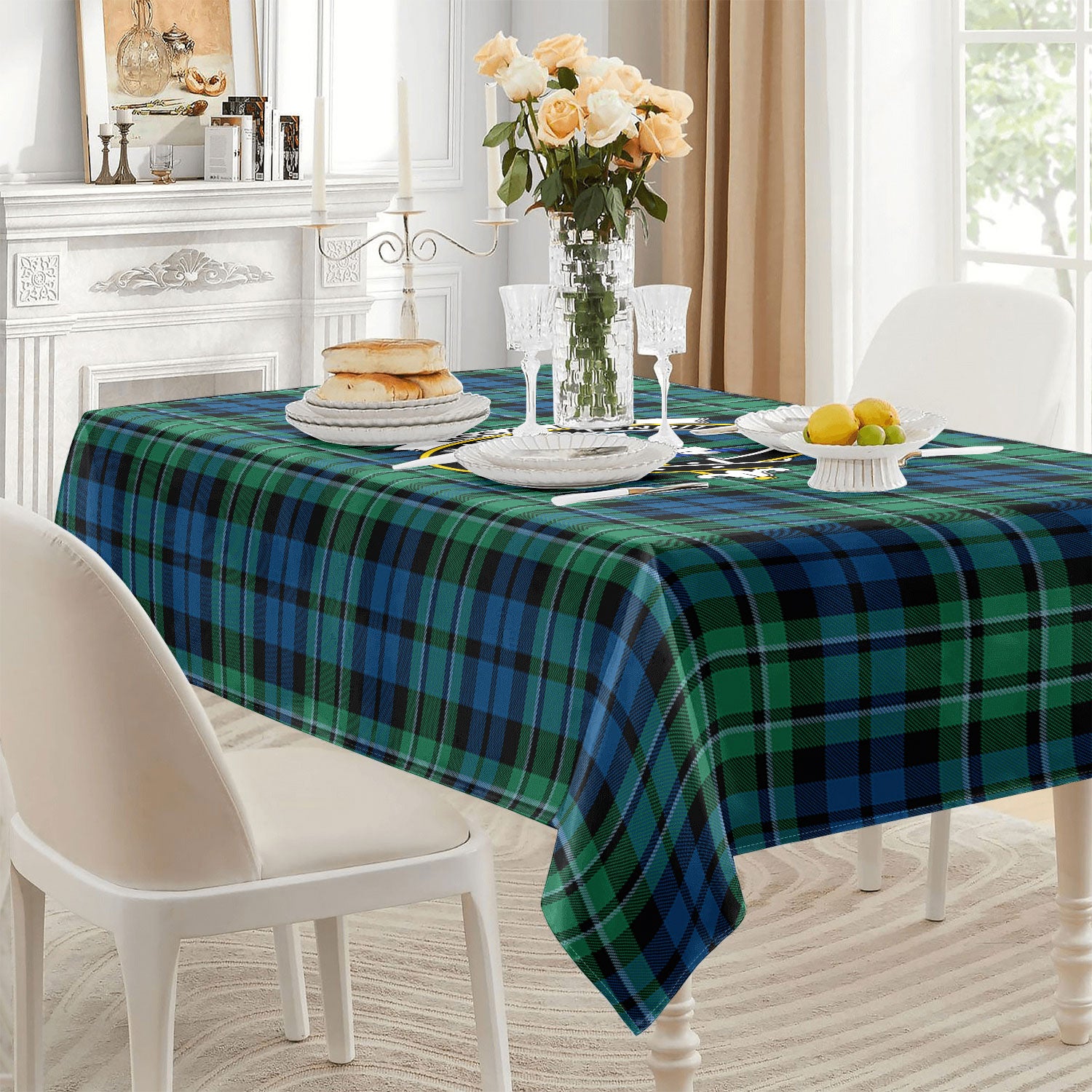 McCallum Ancient Tartan Crest Tablecloth