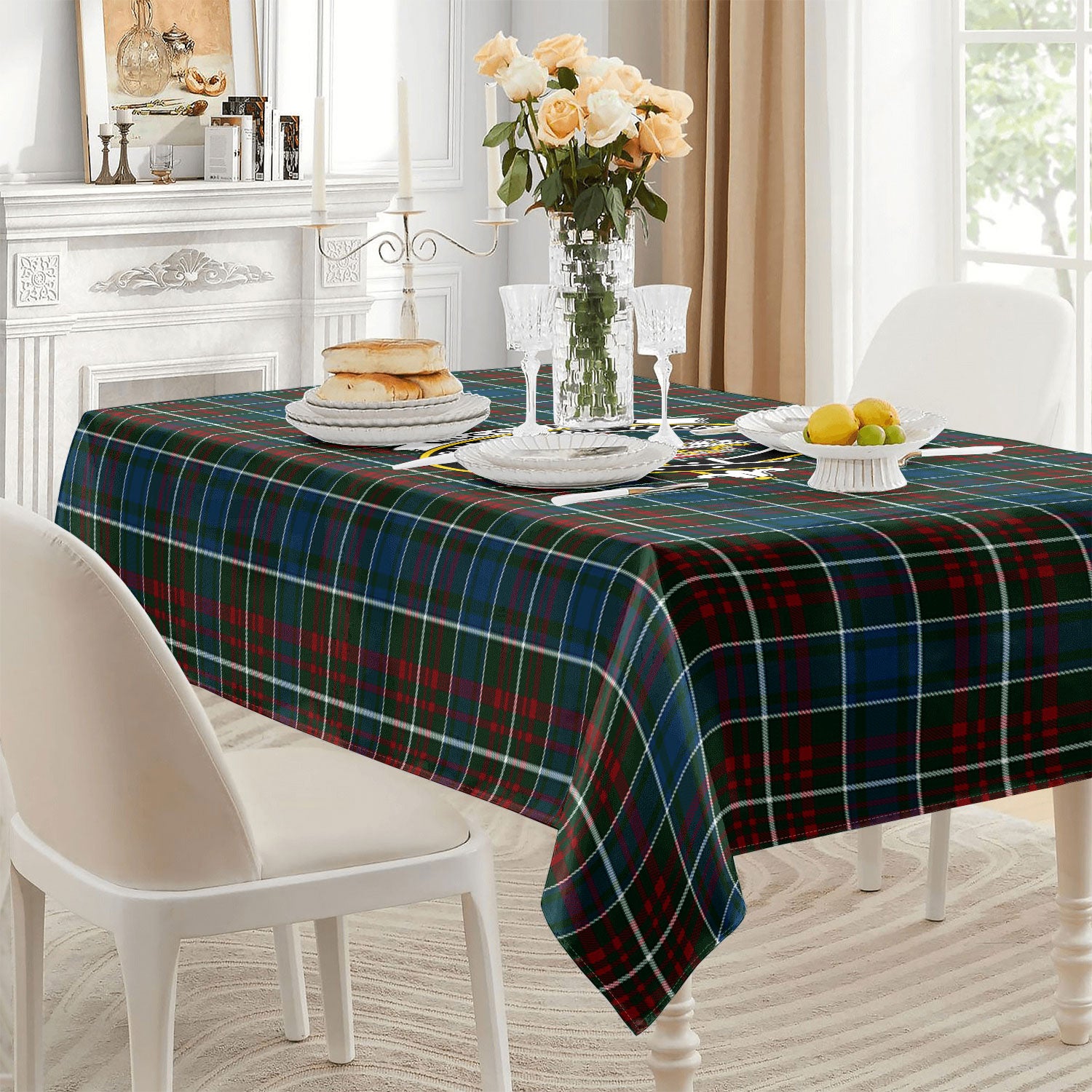 McConnell Tartan Crest Tablecloth